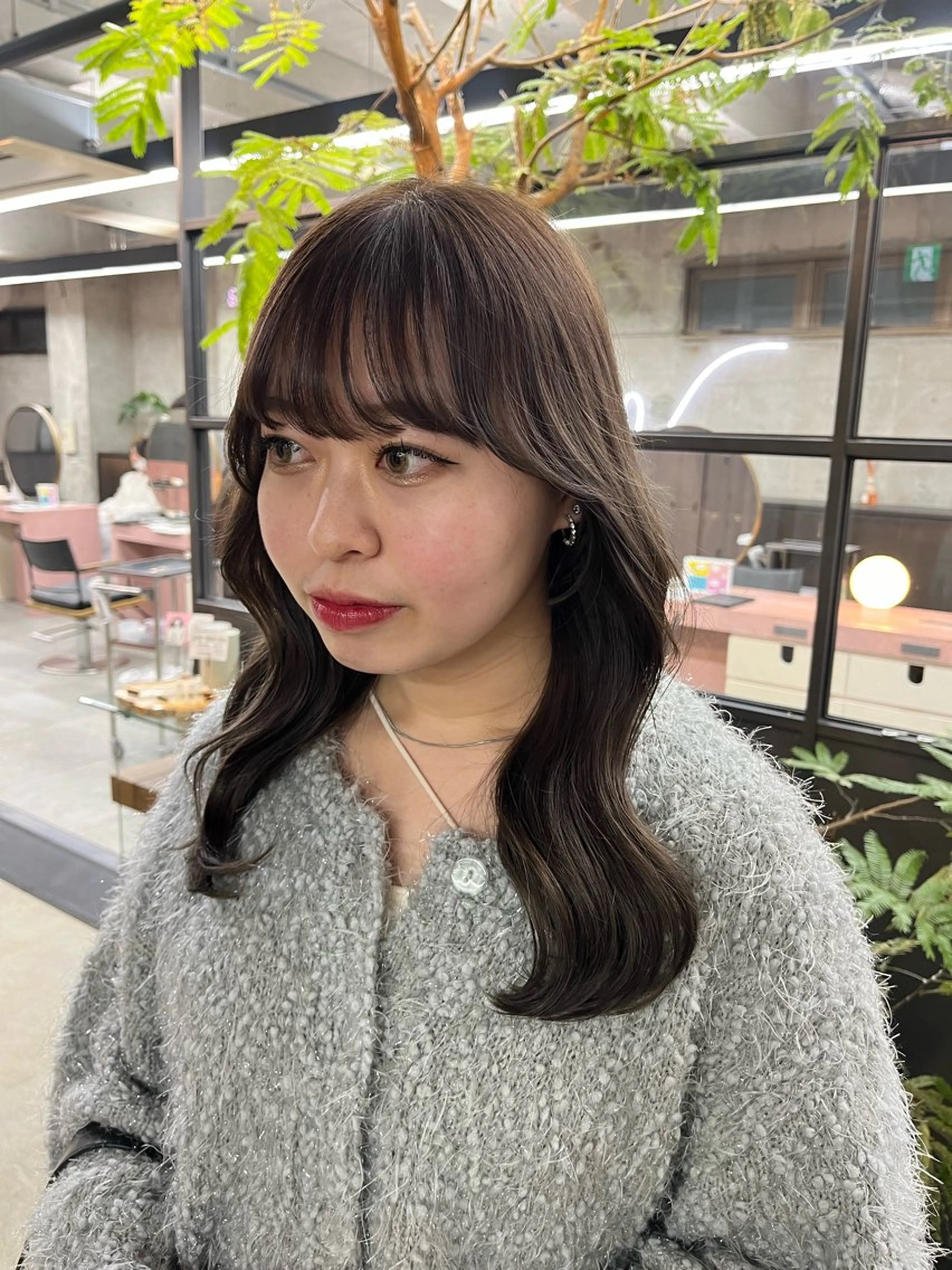 🧦簡単コテ巻きヘアセット🧦の写真