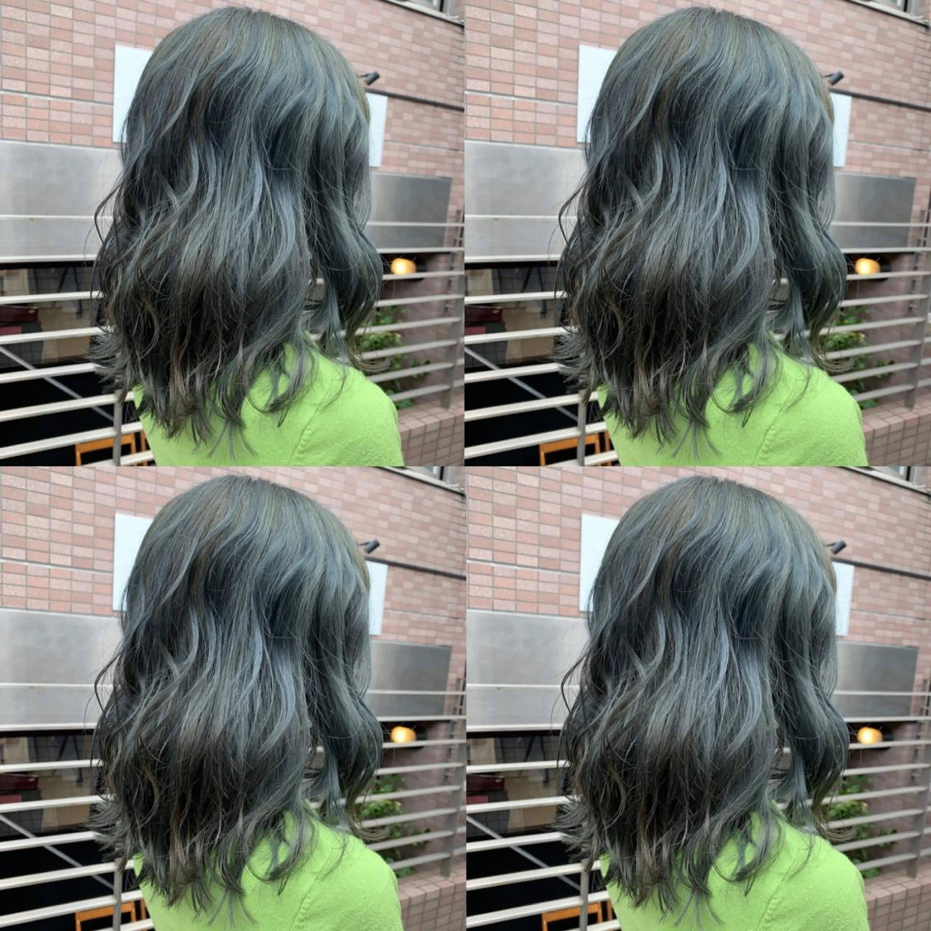 セミロング カラー ヘアアレンジ ヘアカラー トリートメント 🦋韓国ヘア 坂本 菜摘🦋のヘアスタイル