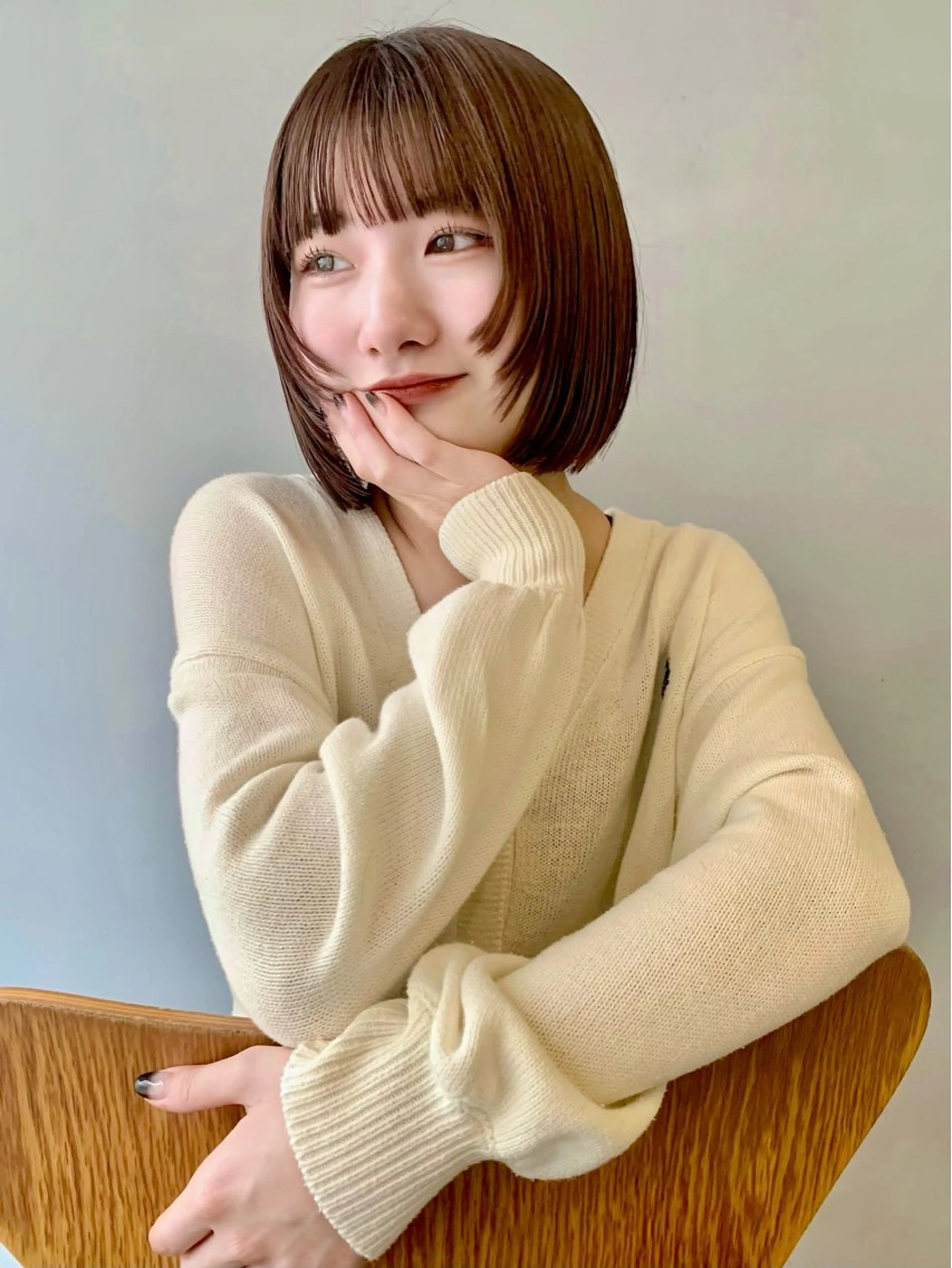 ショート 福井 莉帆のヘアスタイル