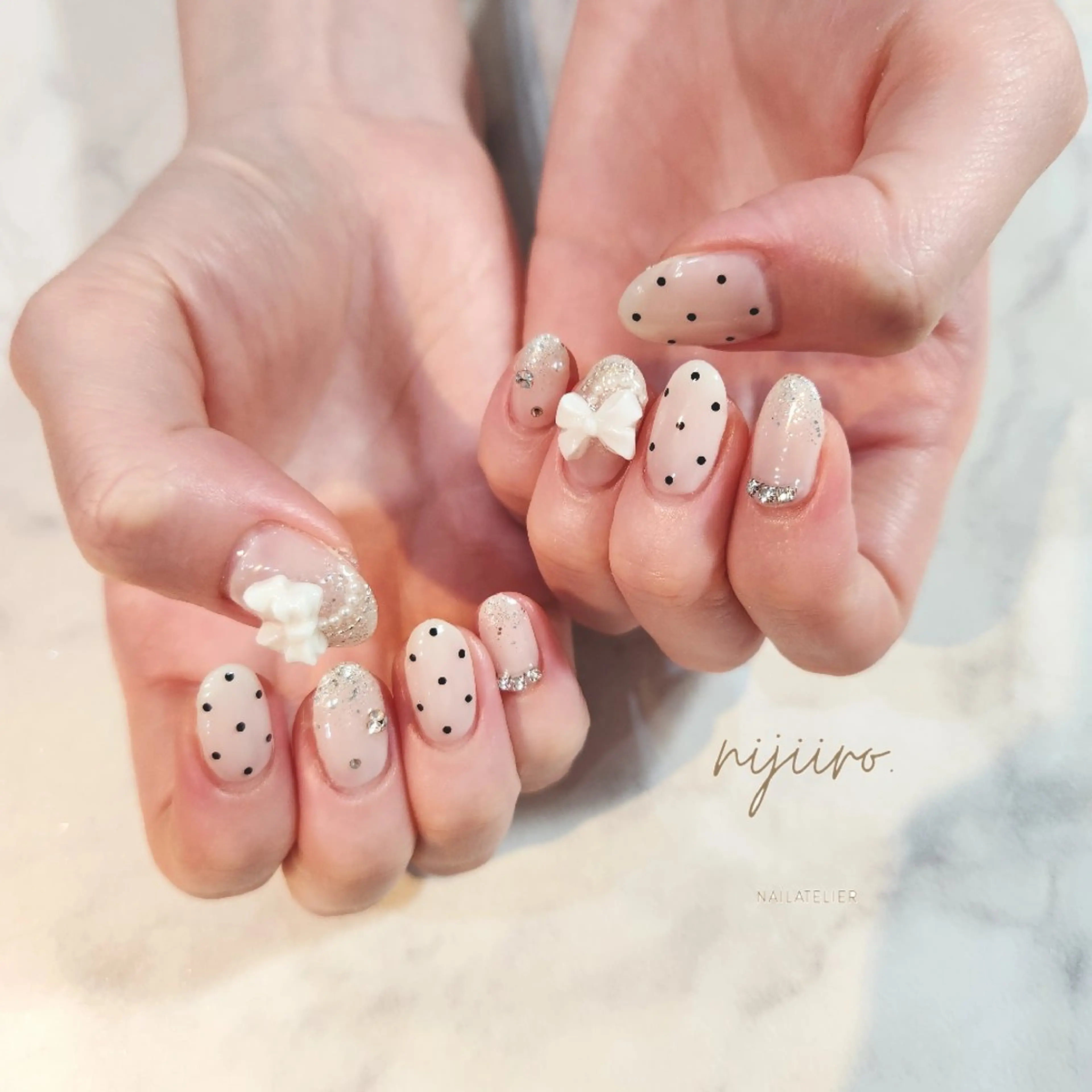 ネイル ハンドネイル nailatelier nijiiro.所属・nijiiro🌈 サトウのネイルデザイン