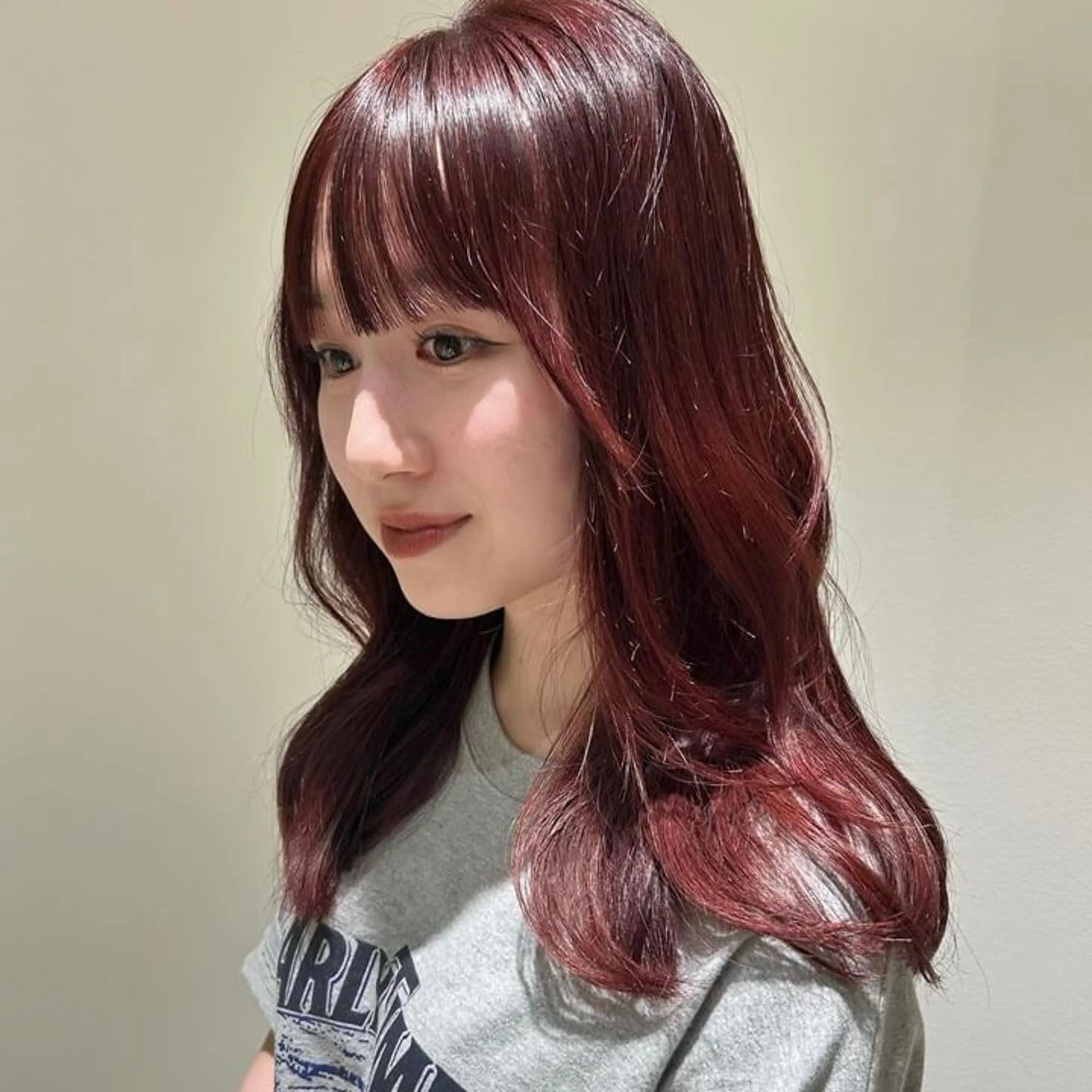 カラー ヘアカラー 艶カラー / あおいのヘアスタイル