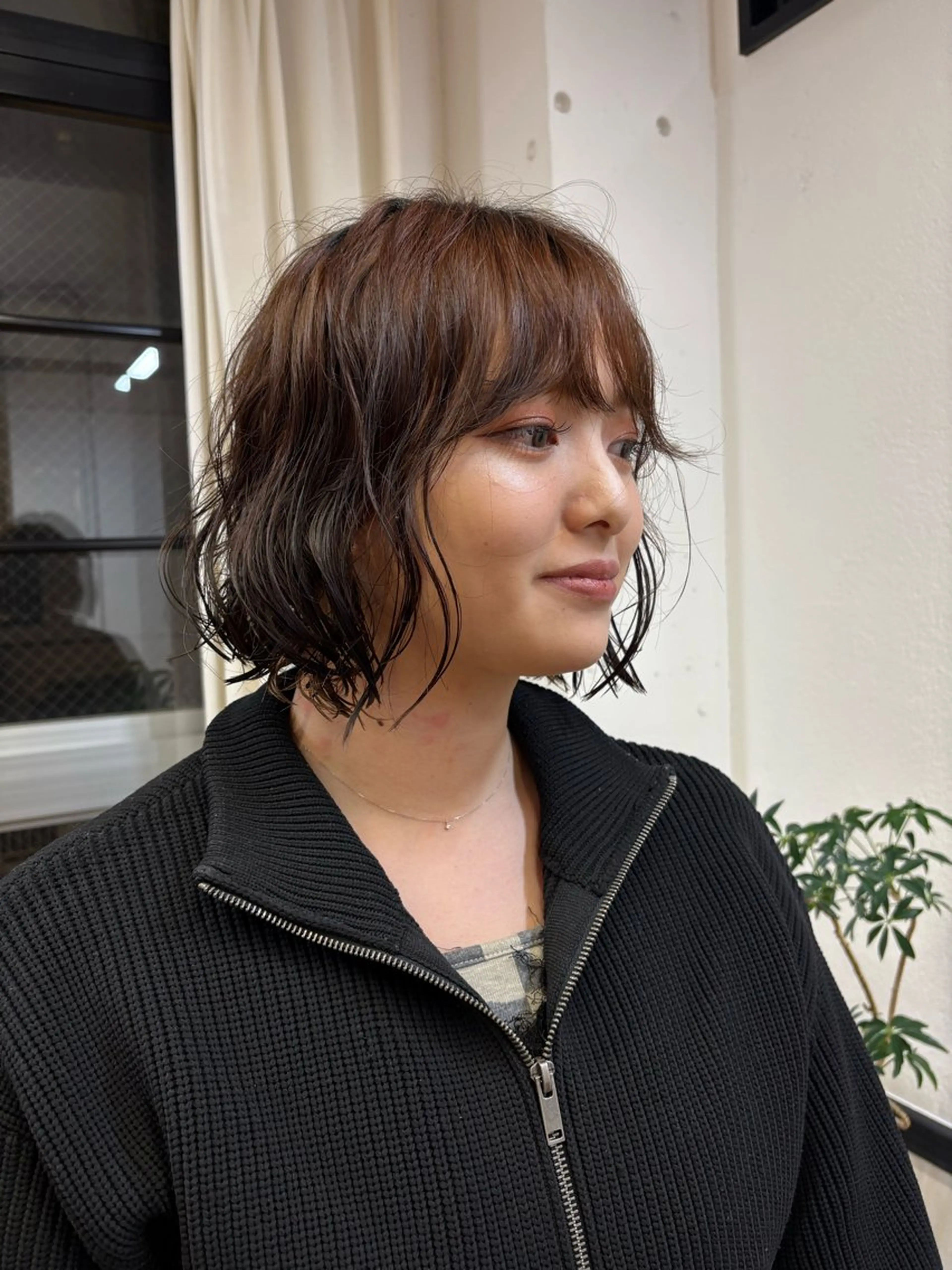 ミディアム ミディアムパーマ パーマ イノウエタケノリ /カット/パーマのヘアスタイル