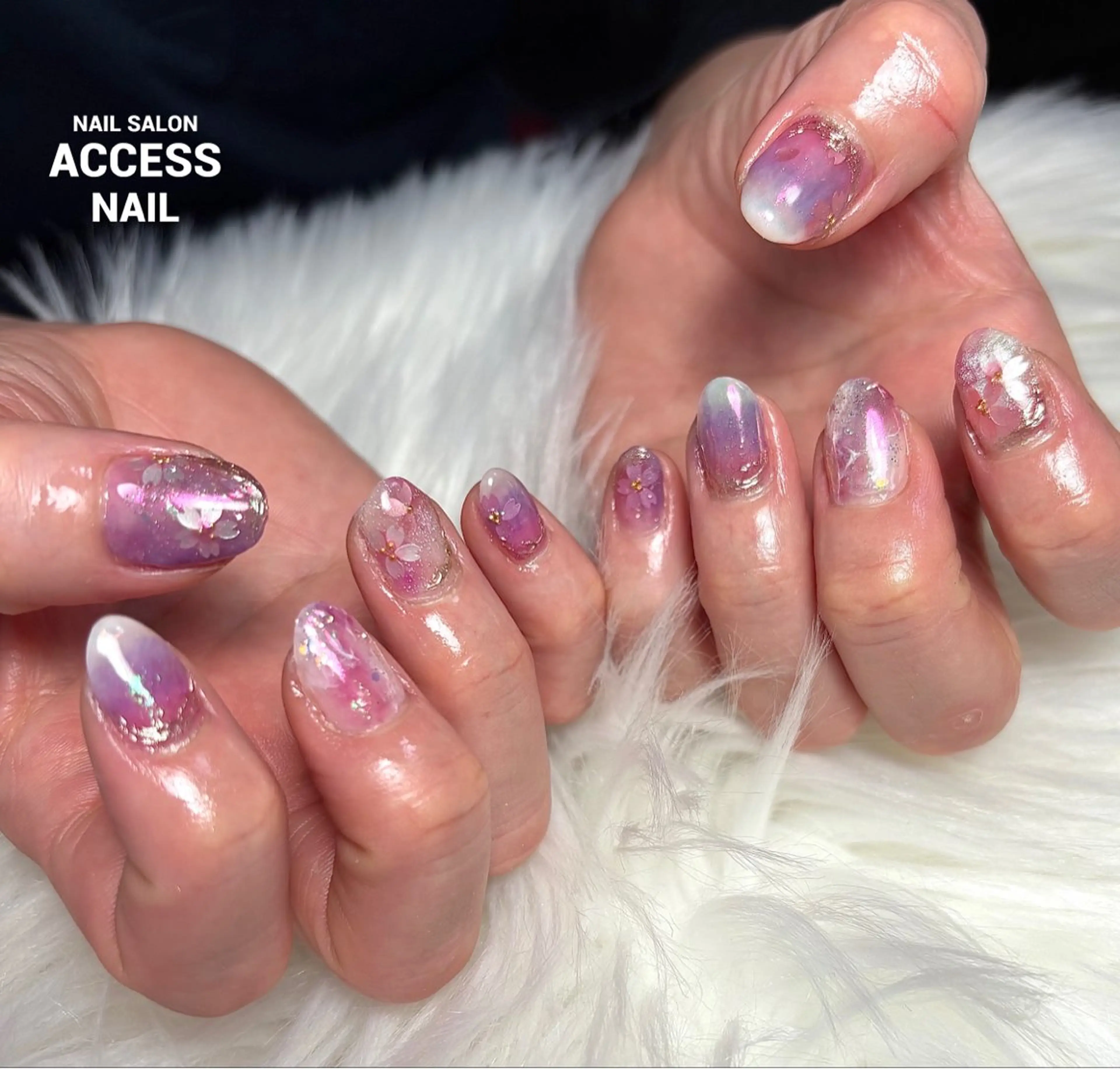 ネイル access nailのネイルデザイン