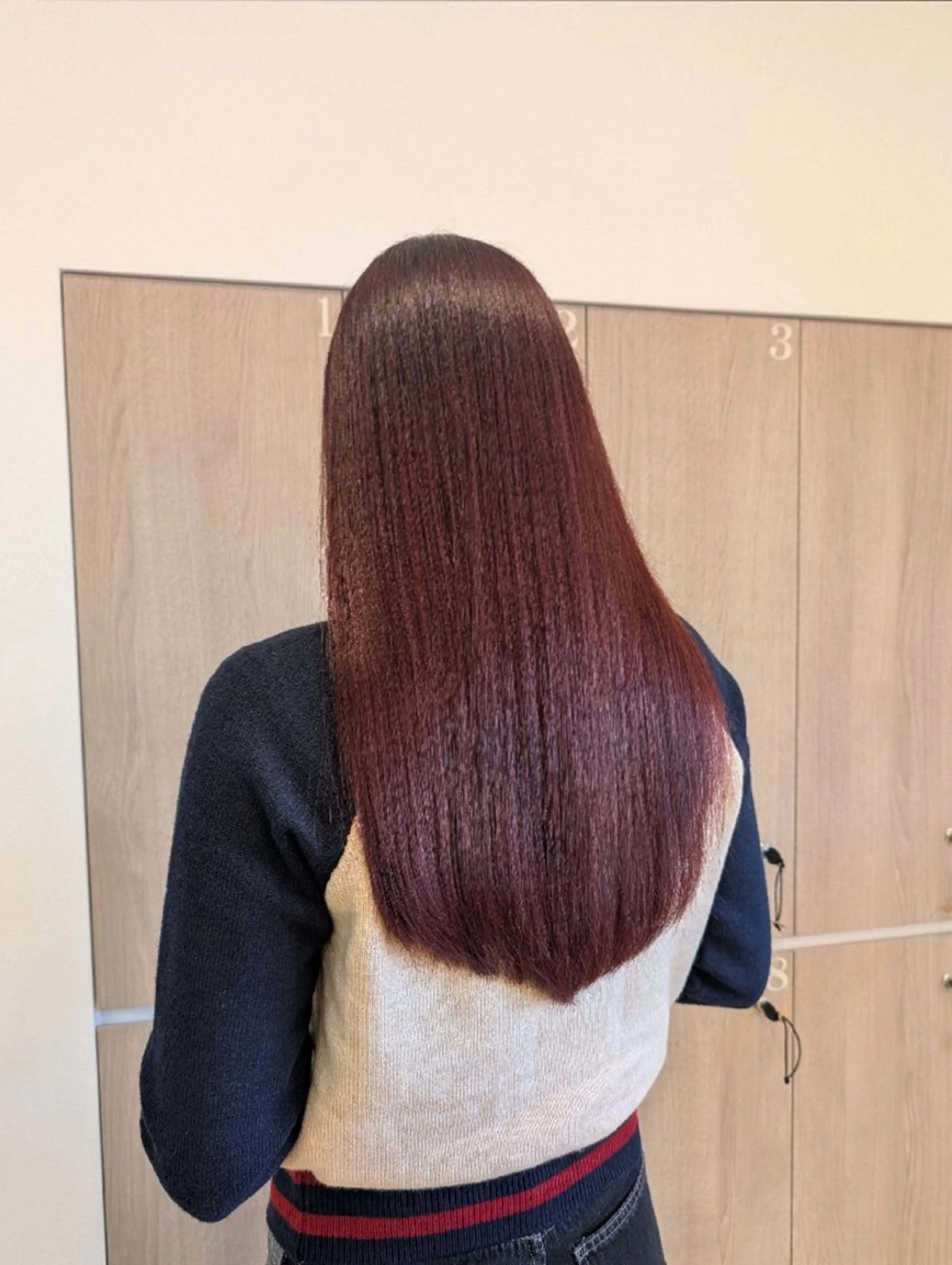 カラー ロング ケアカラー ピンクカラー ヘアカラー ルプラボウ　小野寺 菜穂/豊橋/パーマのヘアスタイル