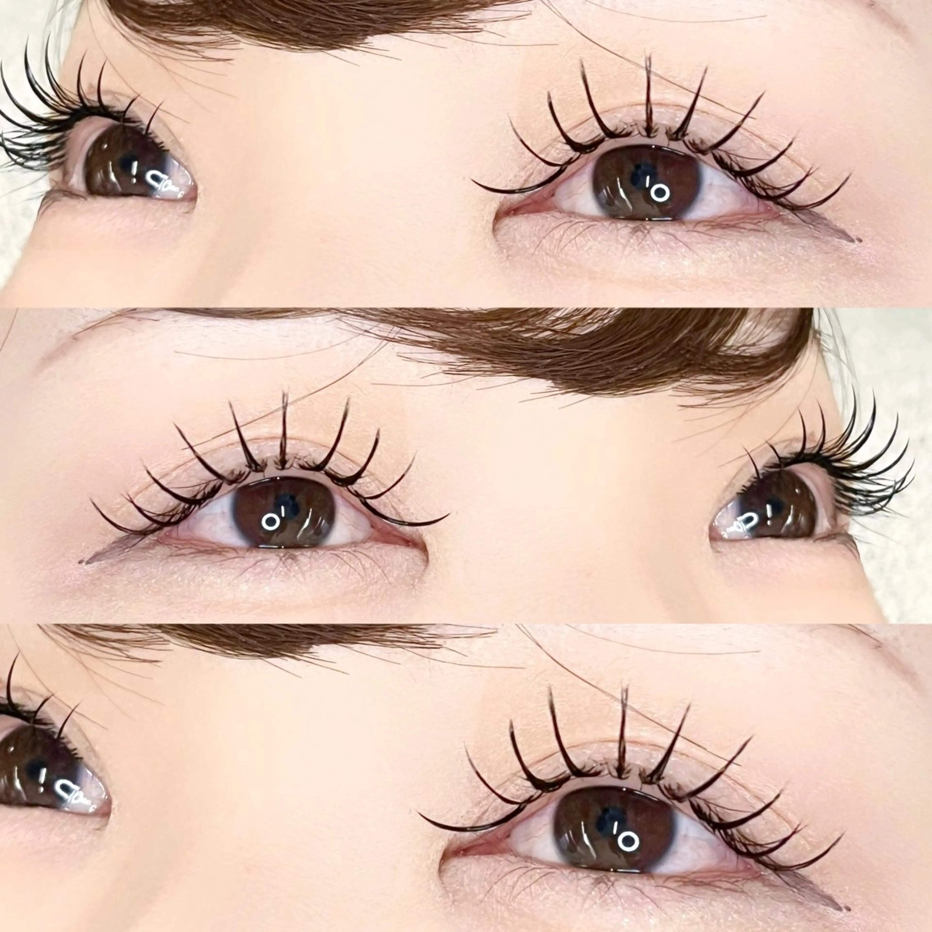 マツエク・マツパ キュート フラットラッシュ マツエク ゆいな 💖のマツエク・マツパデザイン