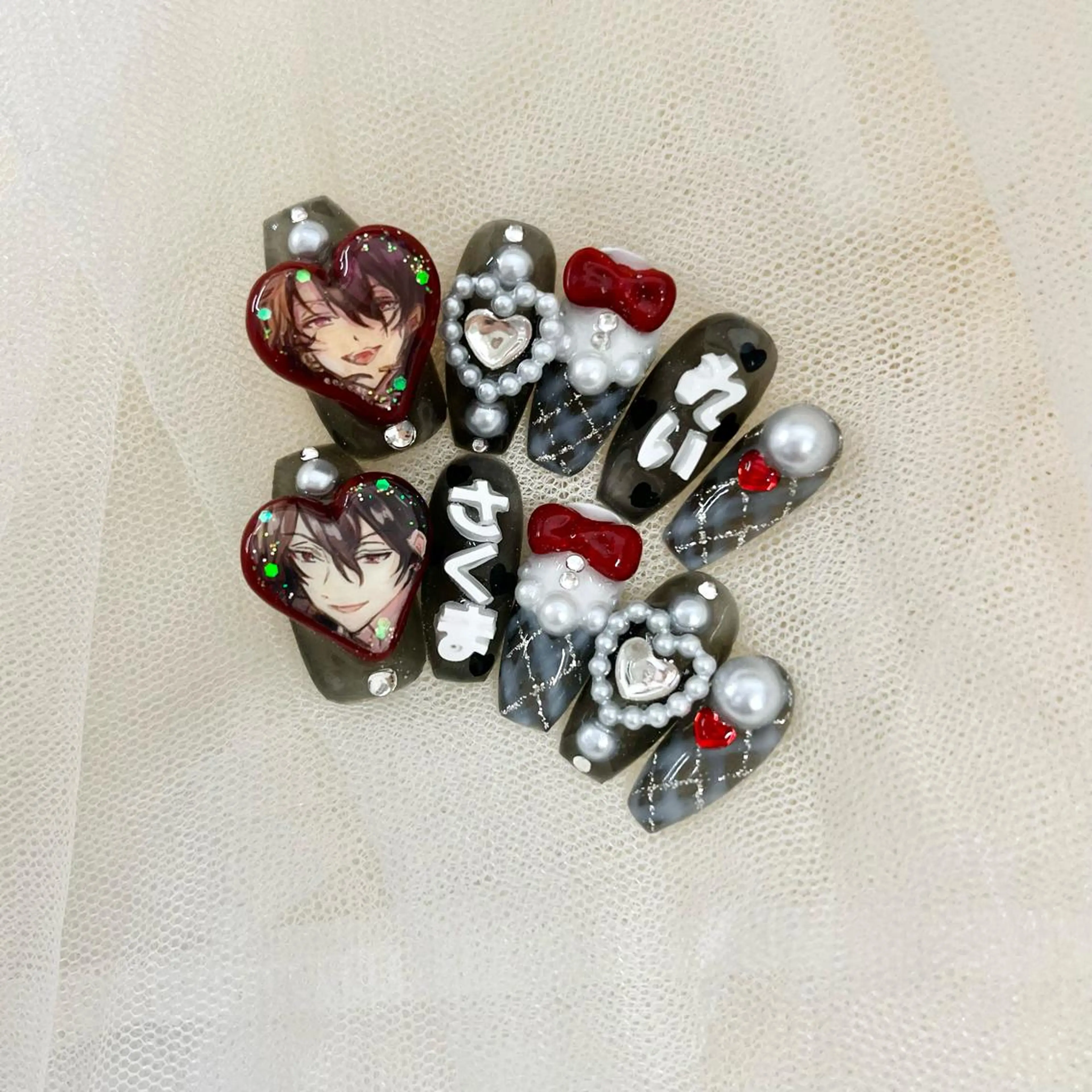 ロング ハンドネイル 池袋痛ネイル Nok. 渡辺のネイルデザイン