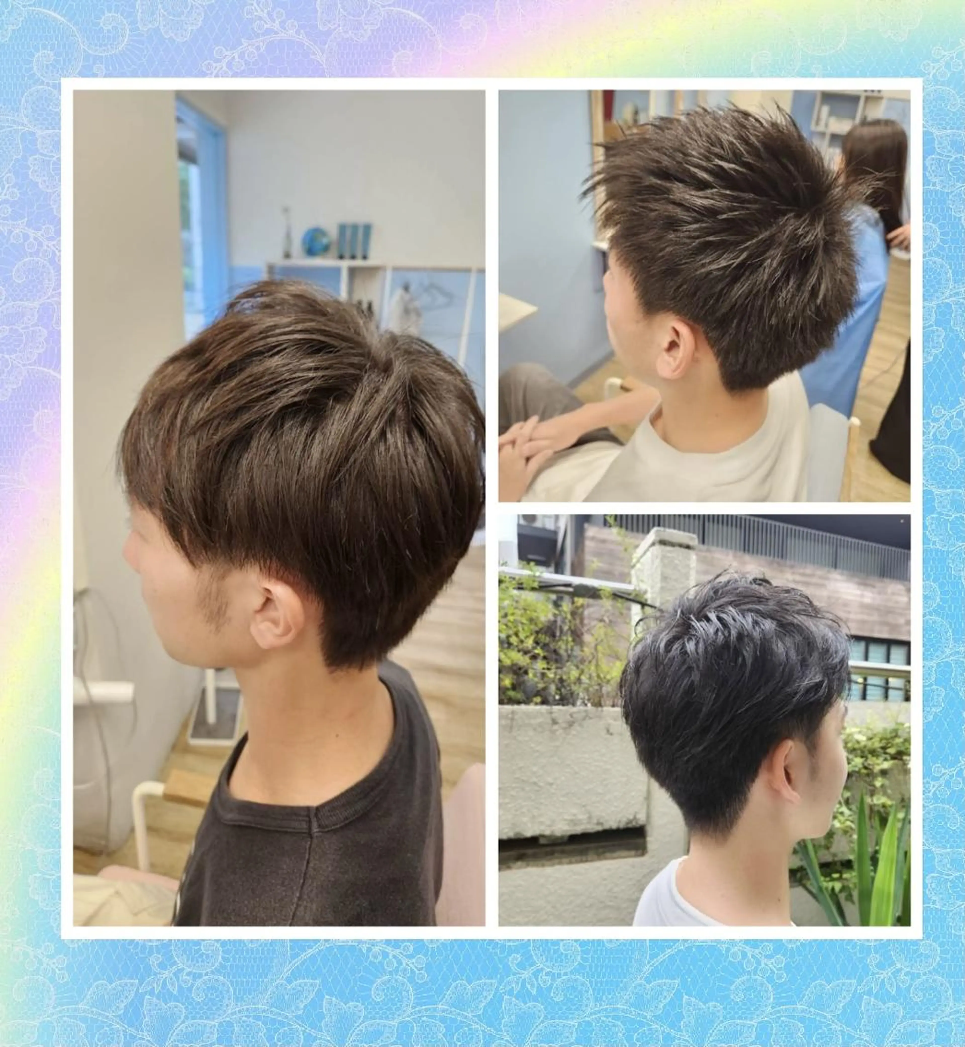 メンズカット＋パーマ（特殊パーマ除く）の写真