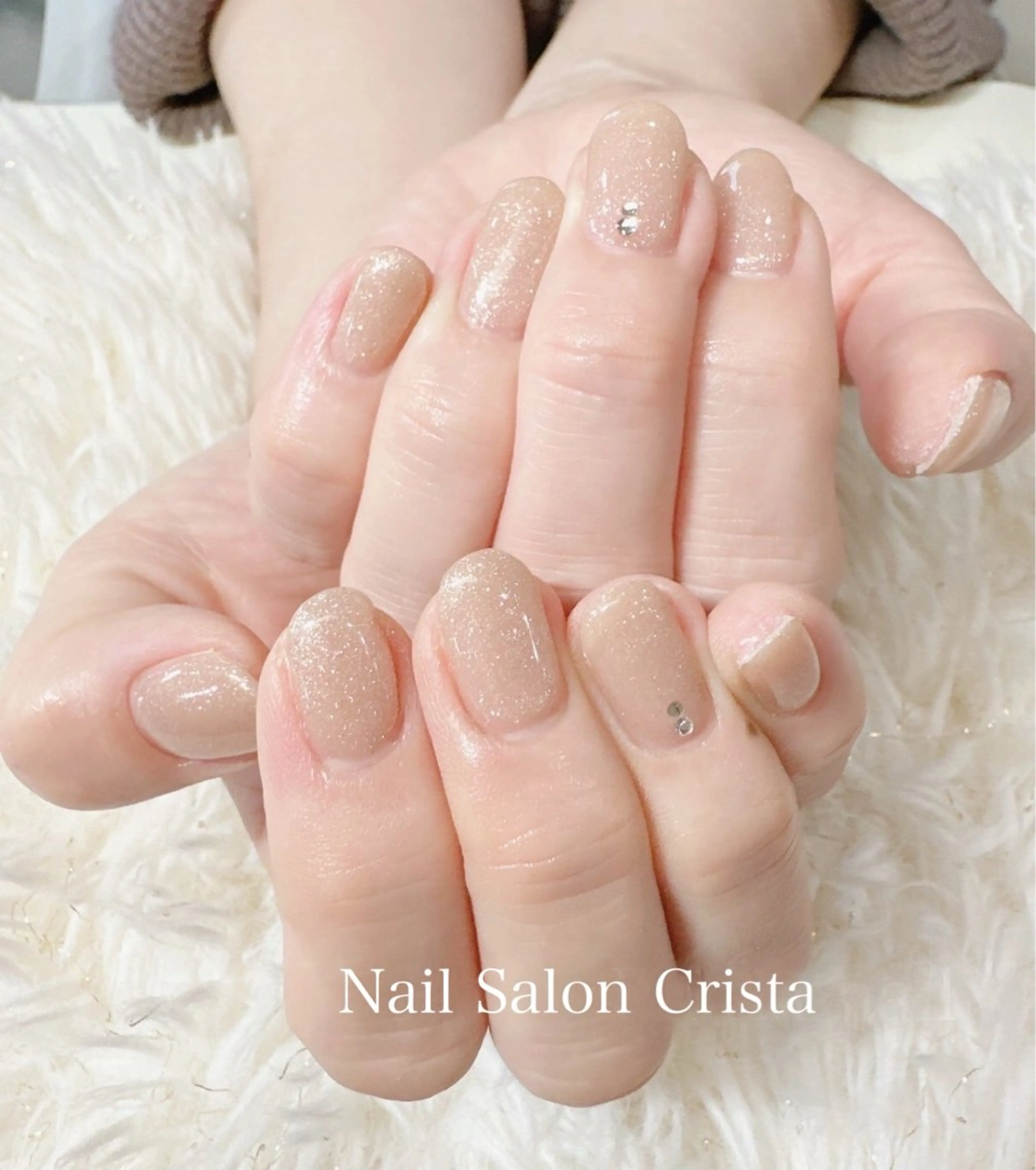 ネイル ジェルネイル ラメ(グリッター) パラジェル ハンドネイル NAILSALON CRISTA所属・🤍CRISTA yui🤍のネイルデザイン