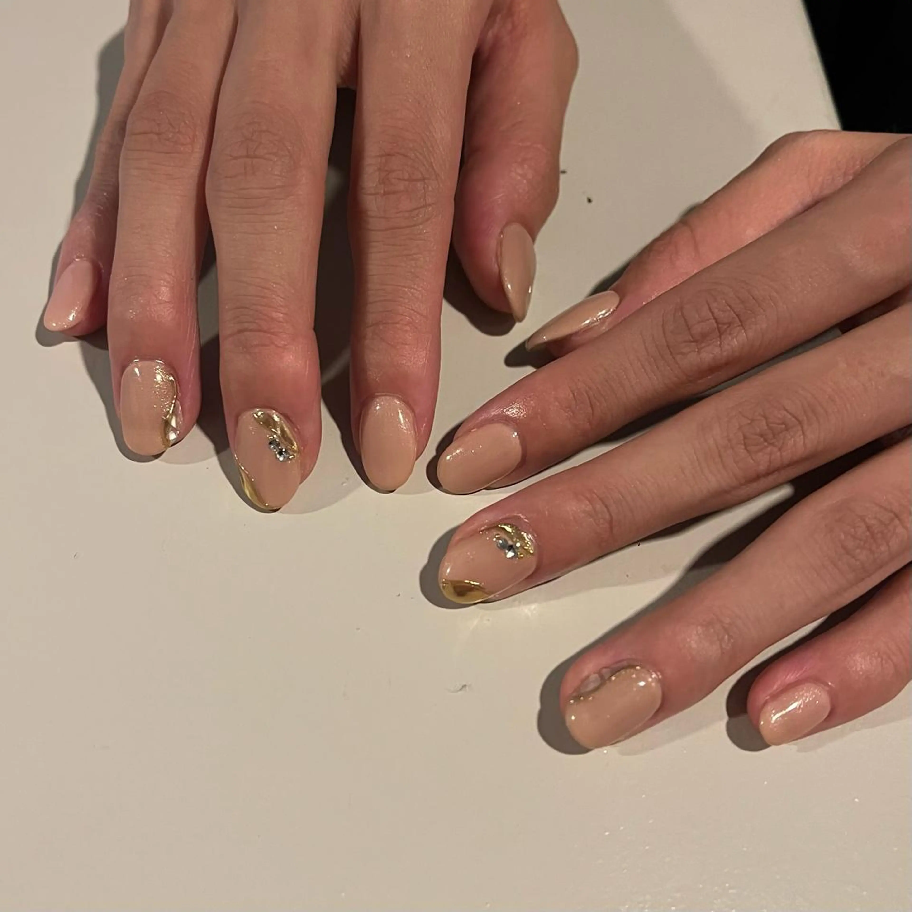 ネイル ハンドネイル 🤎Two ERI🤎のネイルデザイン