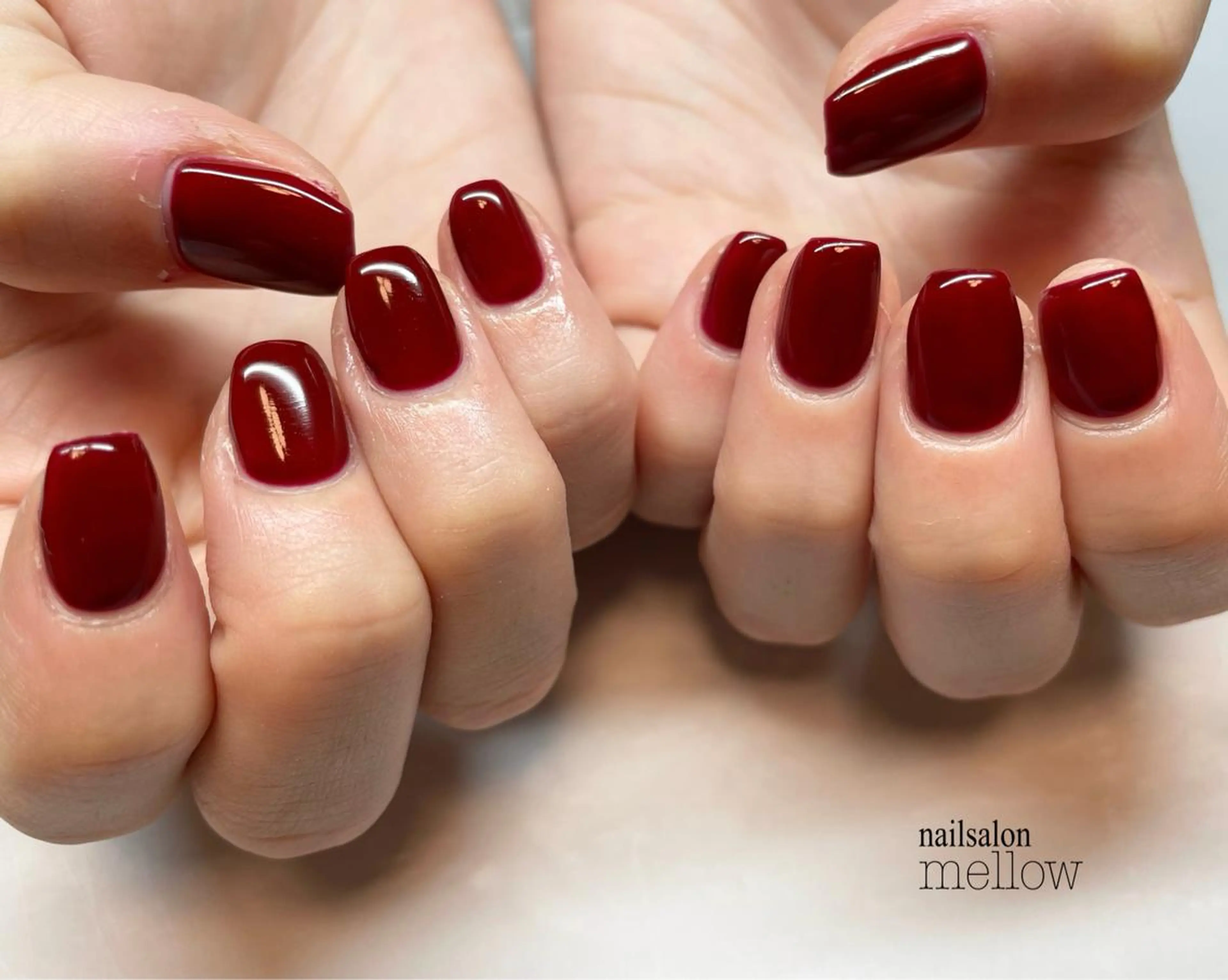 ネイル ボルドー 大山 浩美のネイルデザイン
