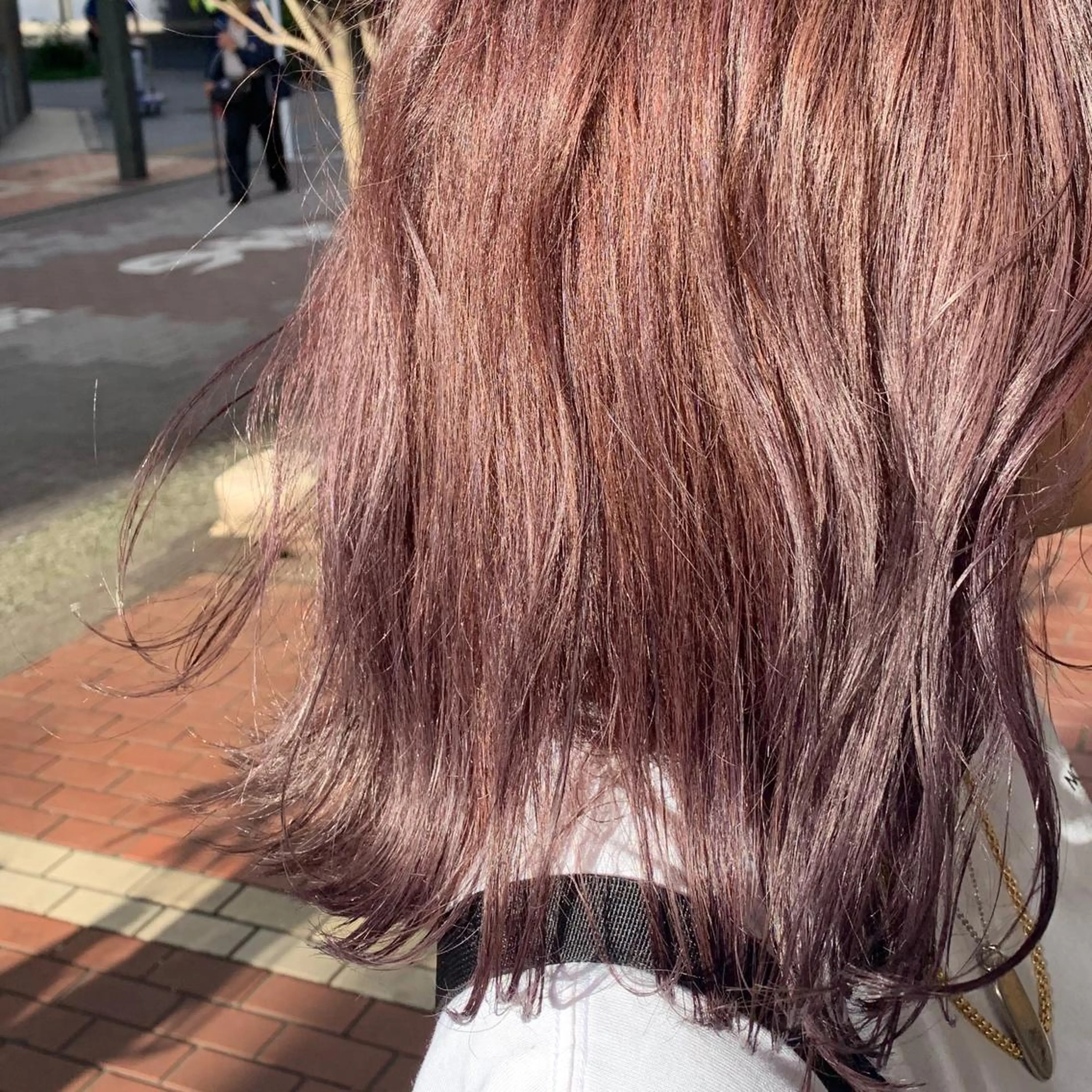 ミディアム 艶カラー/韓国顔周り 🎀mamiのヘアスタイル