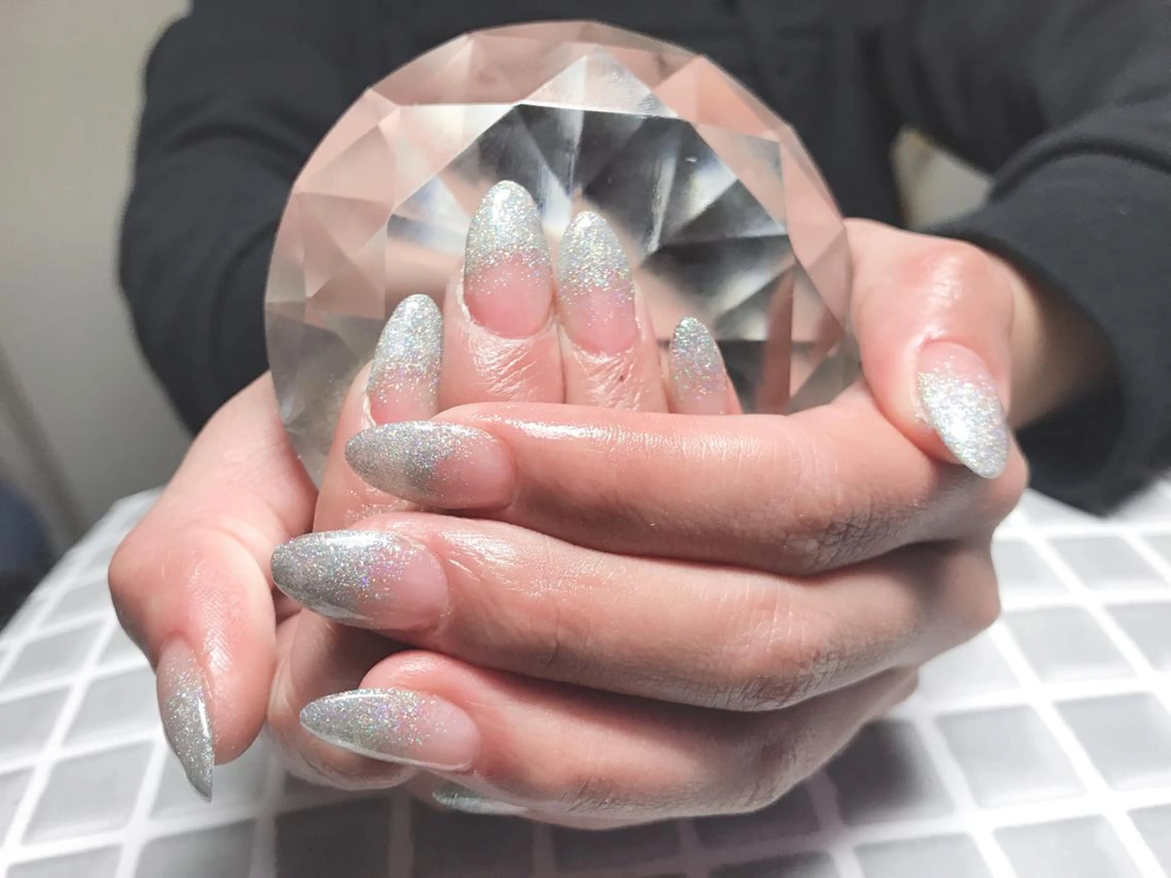 ネイル グラデーション ラメ(グリッター) ラメグラデーション nico.nico.mark NAIL所属・小林 梓のエステ・リラクイメージ