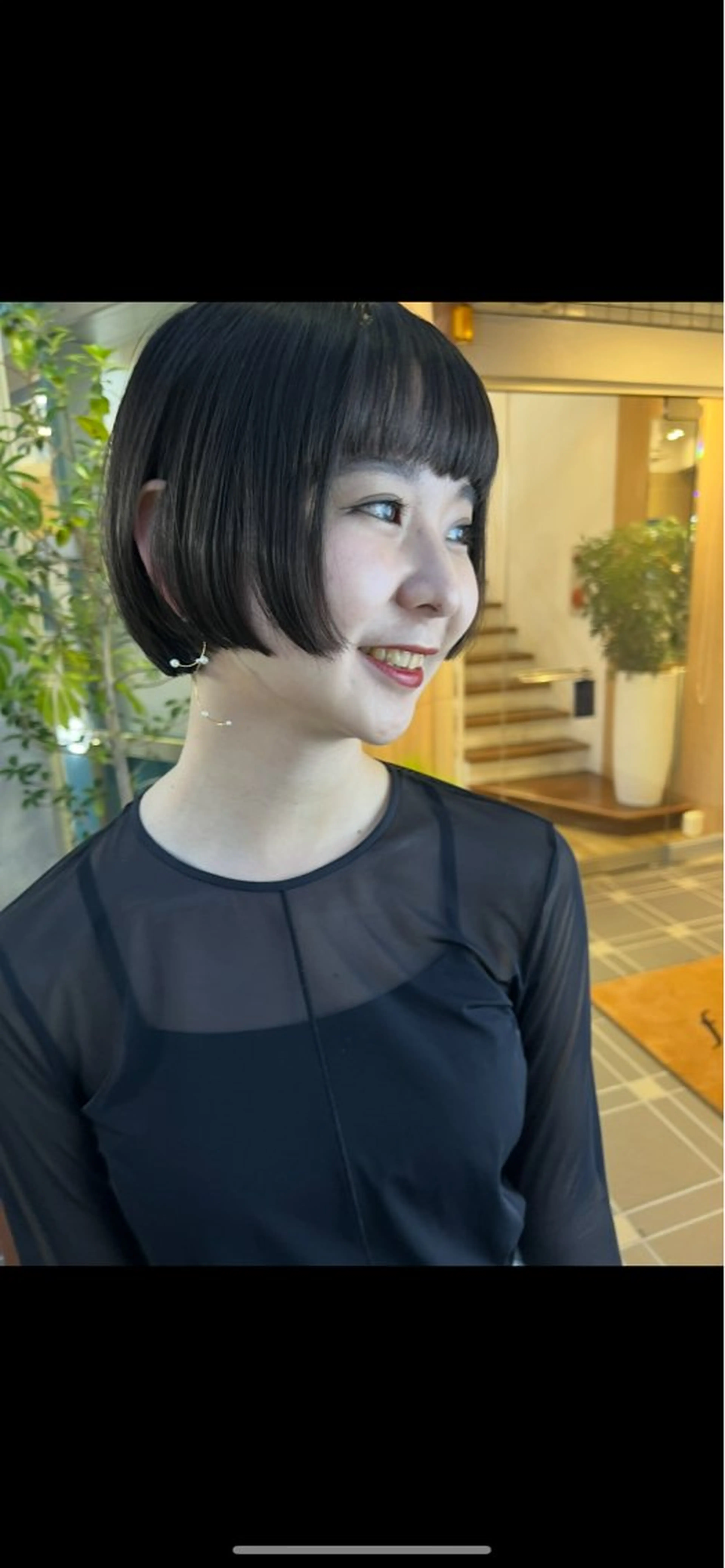 ショート 池田理紗/メンズ カット/切りっぱなしのヘアスタイル