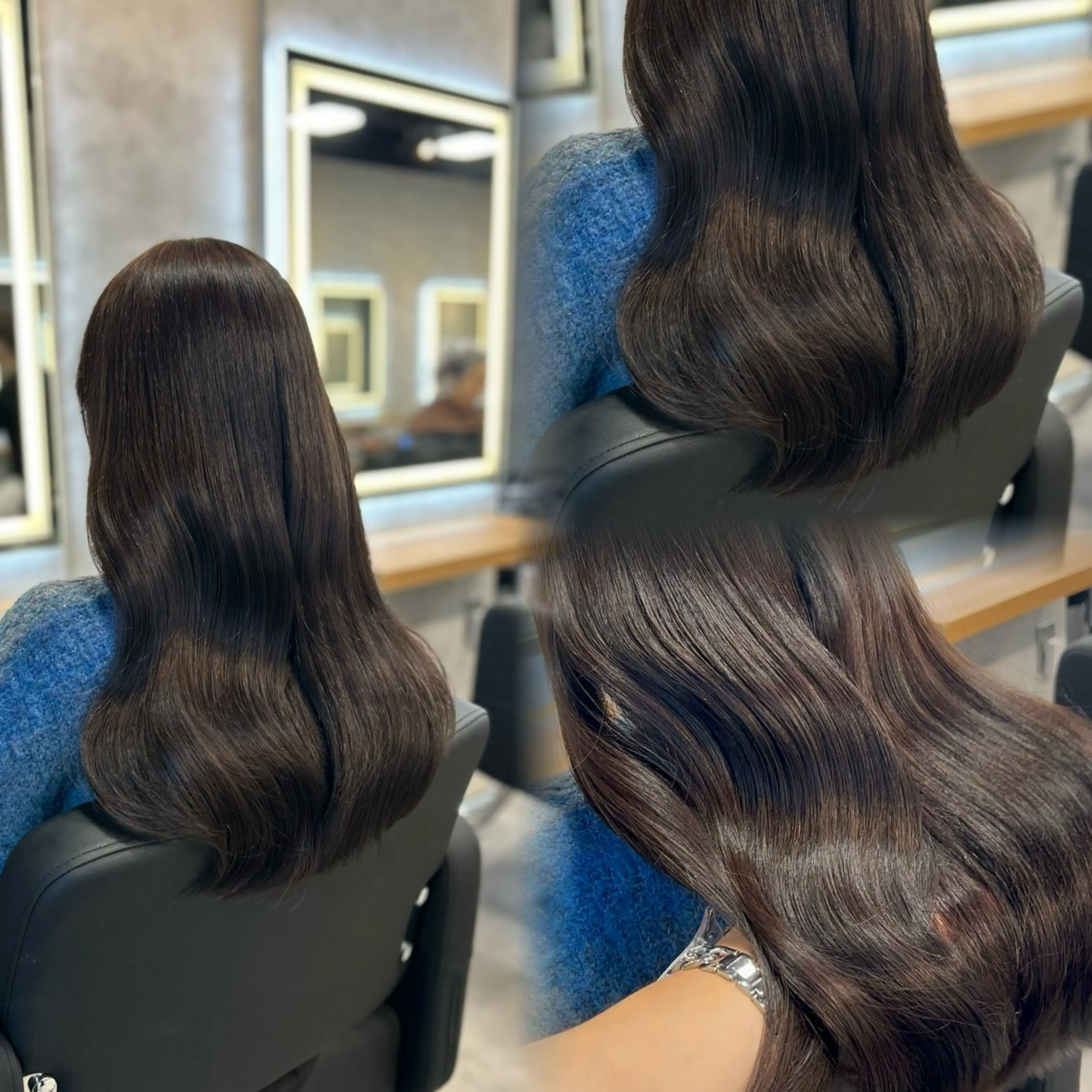 ロング カラー ヘアカラー トリートメント ブリーチなしの達人 🌈KAITOのヘアスタイル