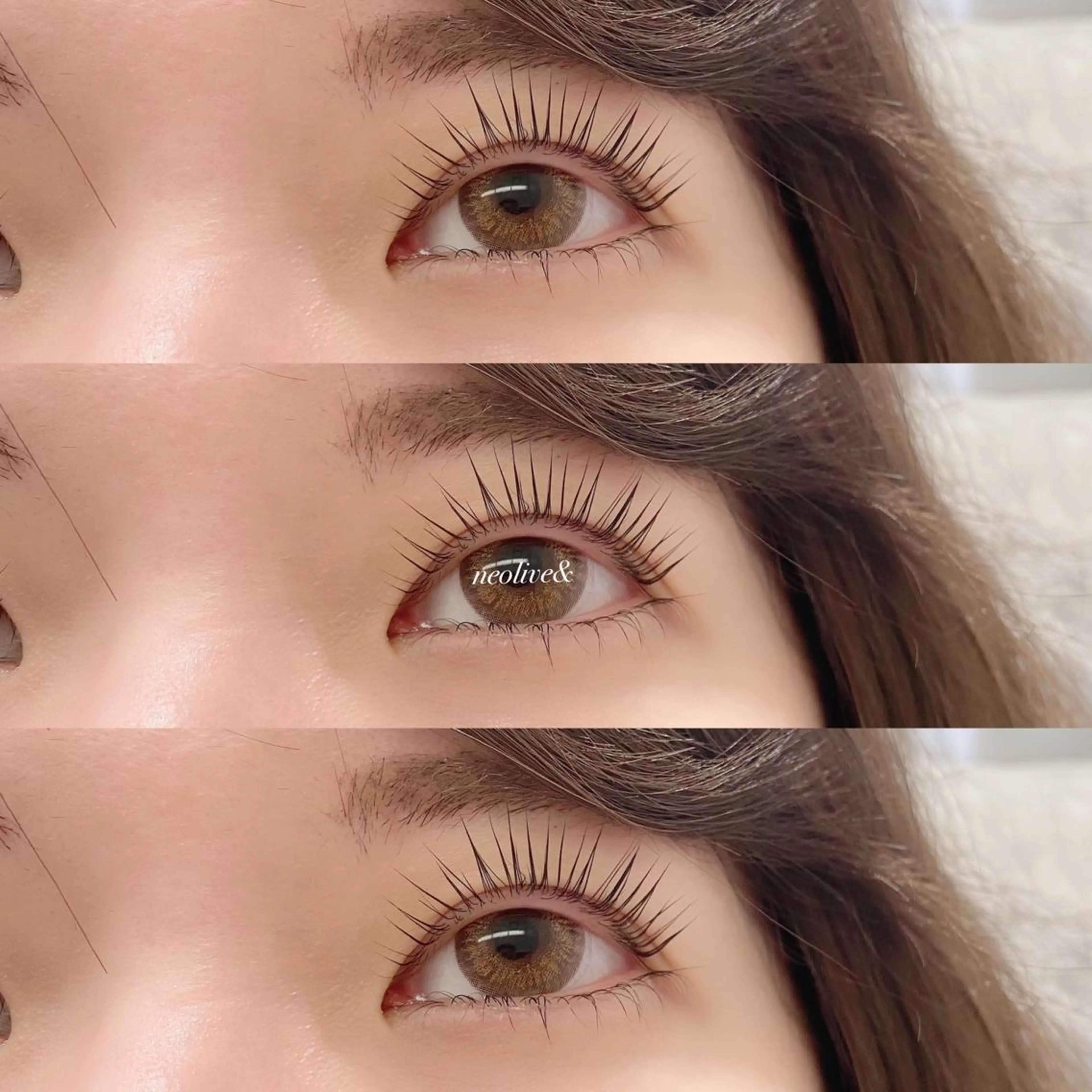 マツエク・マツパ パリジェンヌラッシュリフト Cheri所属・きし かりんの眉毛・アイブロウイメージ