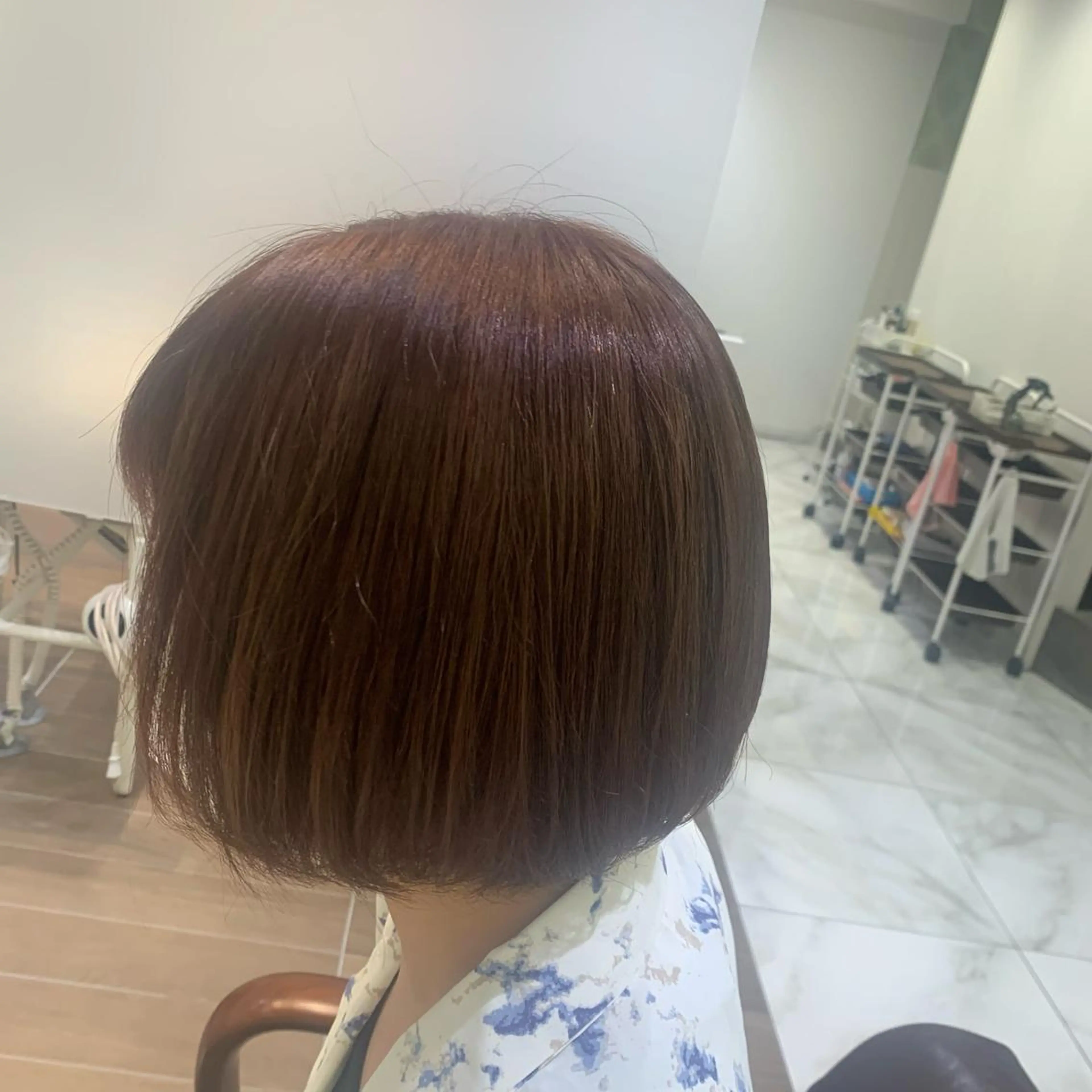 ショート 白髪染め /増田桃子のヘアスタイル