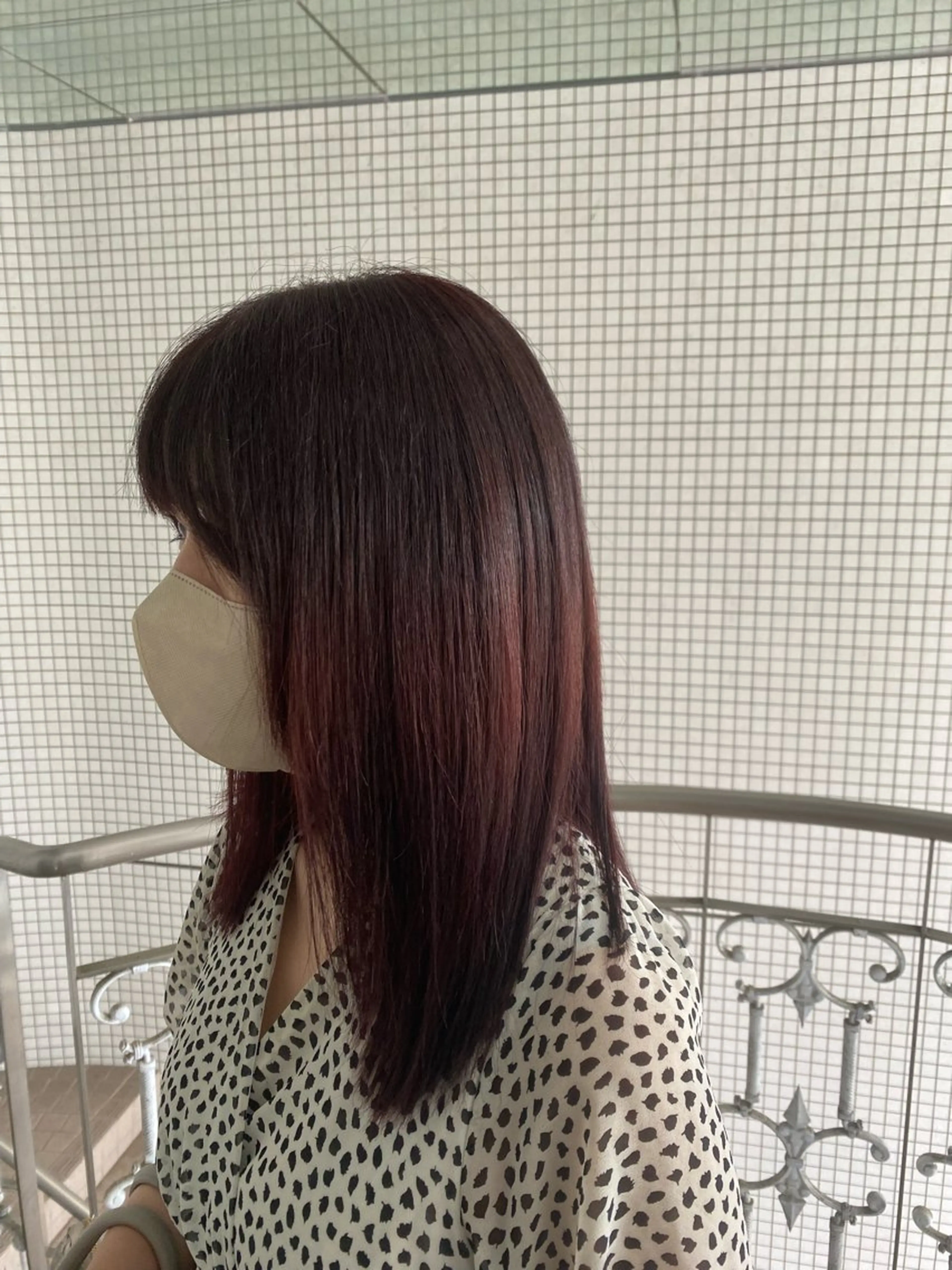 ロング ヘアカラー 池田 亮雅のヘアスタイル