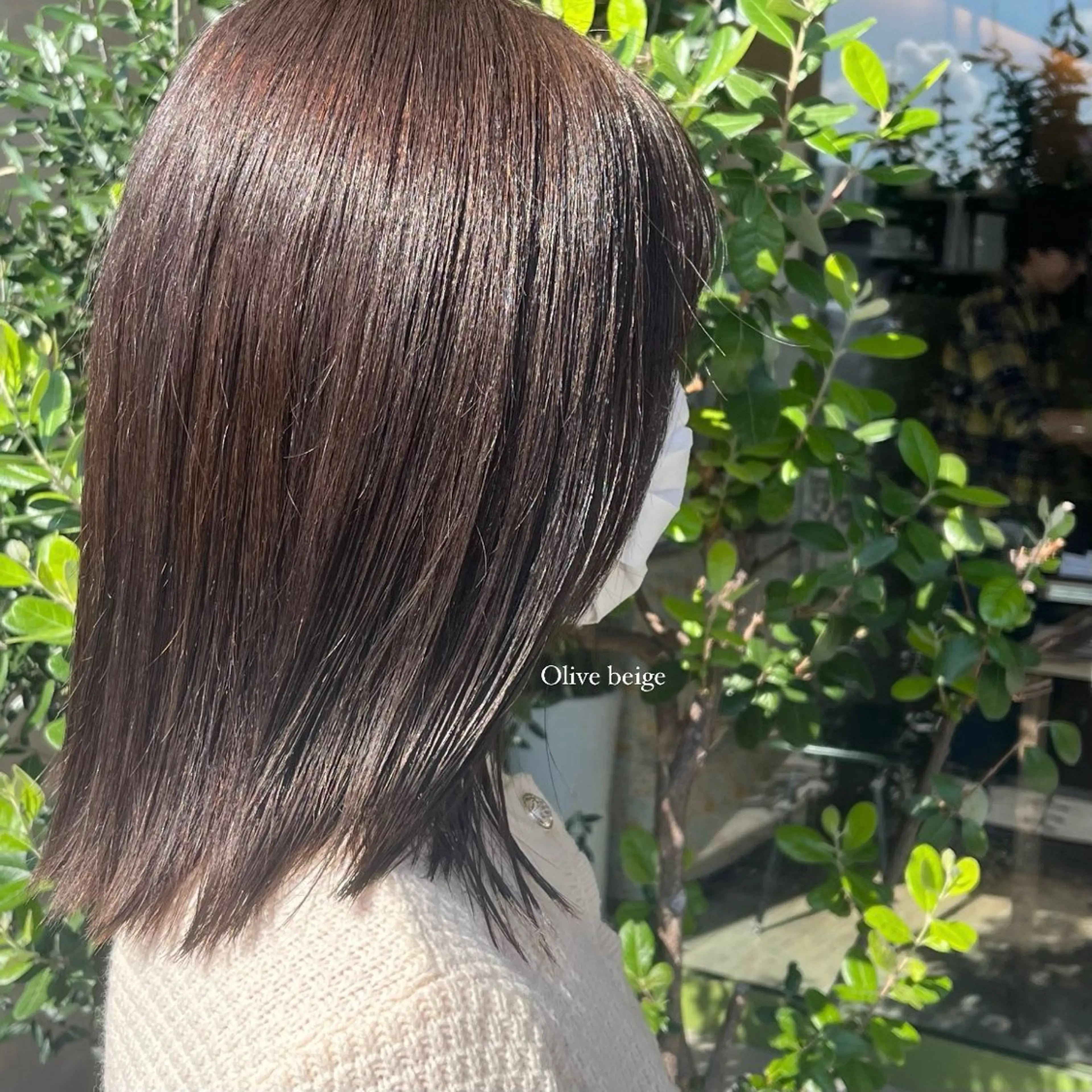 ミディアム カラー an.nico所属・レイヤー/透明感艶 カラー丸山ななほのヘアスタイル