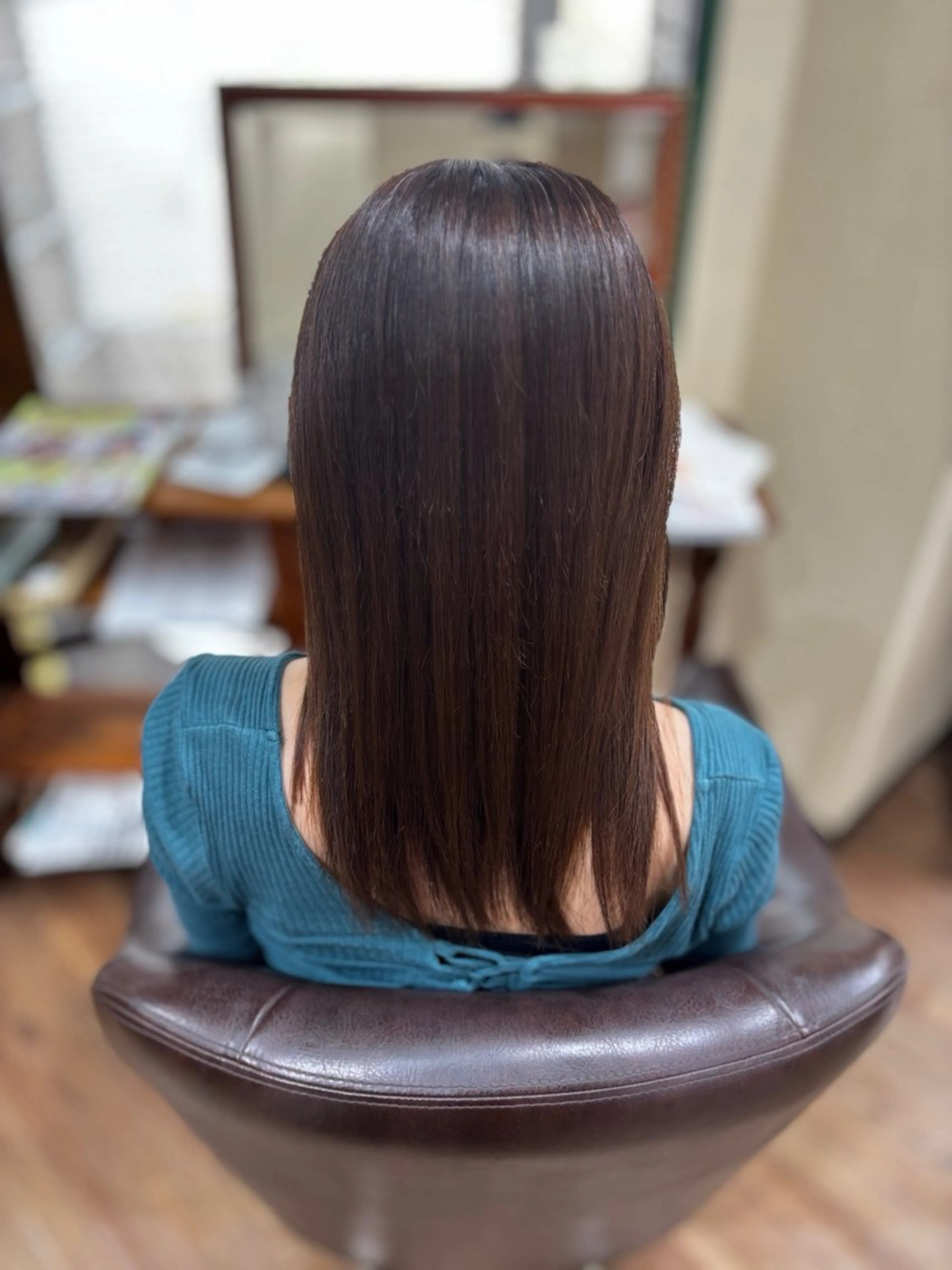 セミロング 縮毛矯正 トリートメント cmake所属・. kanokoのヘアスタイル