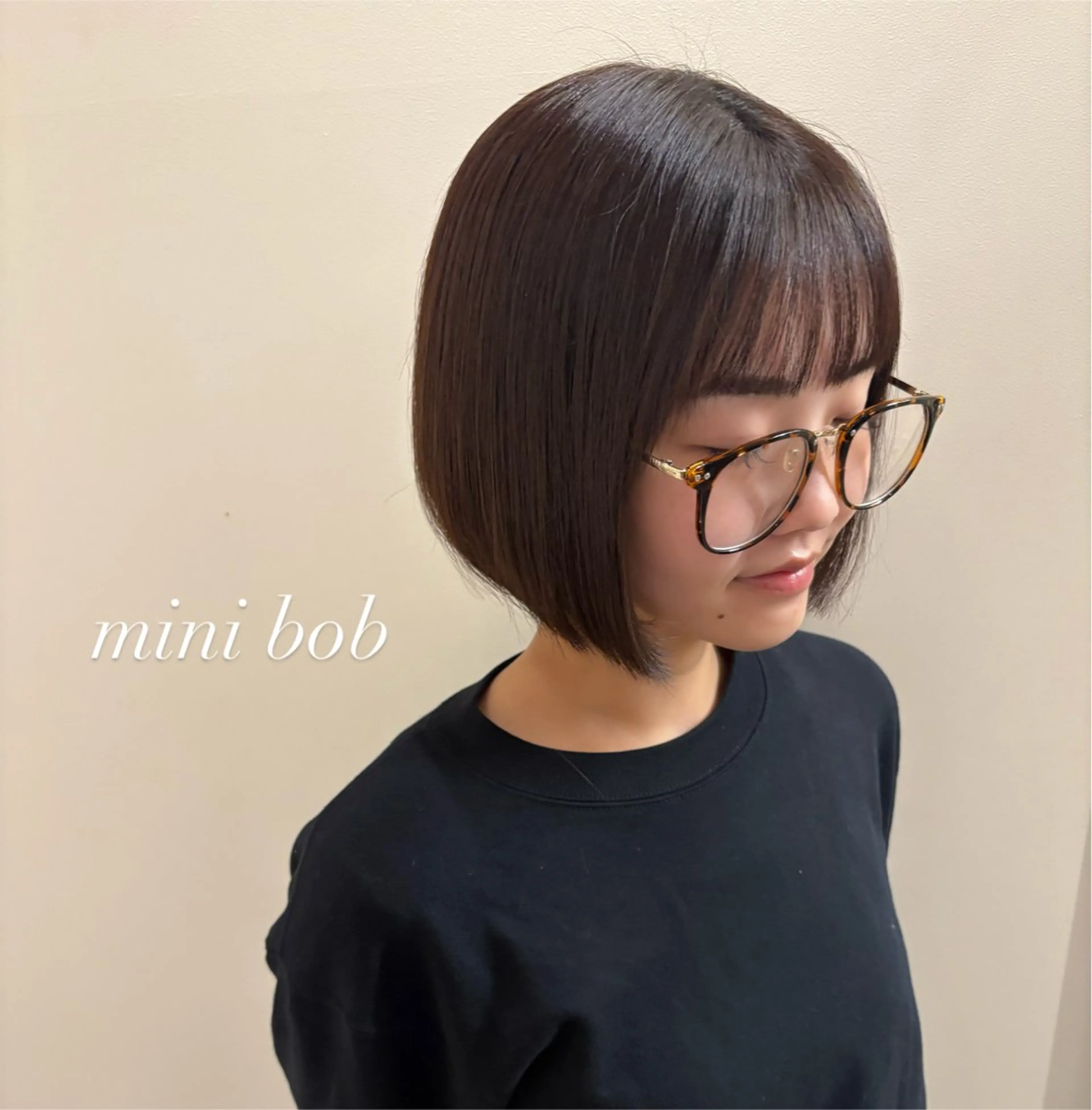 ショート カット 【ボブ.髪質改善. カラー】midoのヘアスタイル