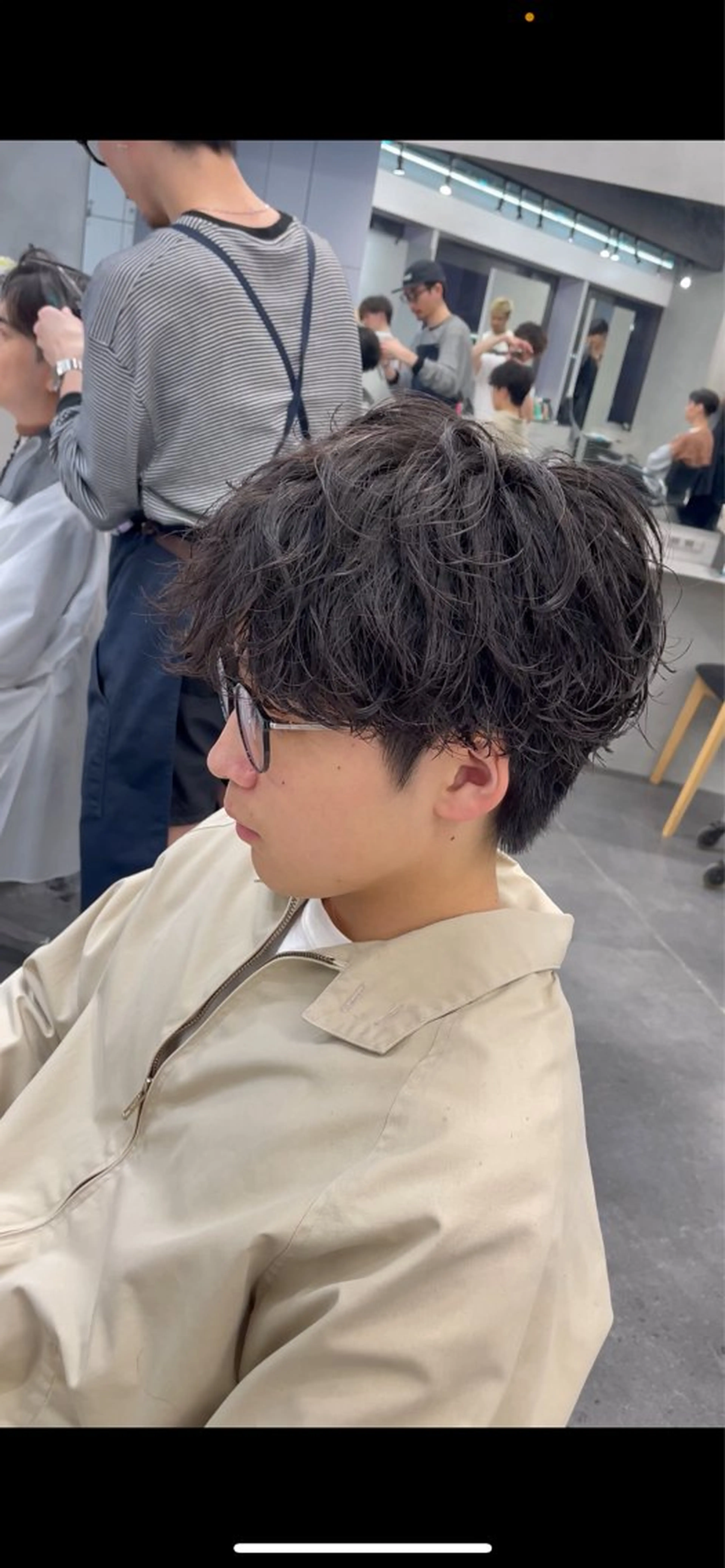 パーマ メンズ カット パーマ トリートメント fifth 丸山太誠のヘアスタイル