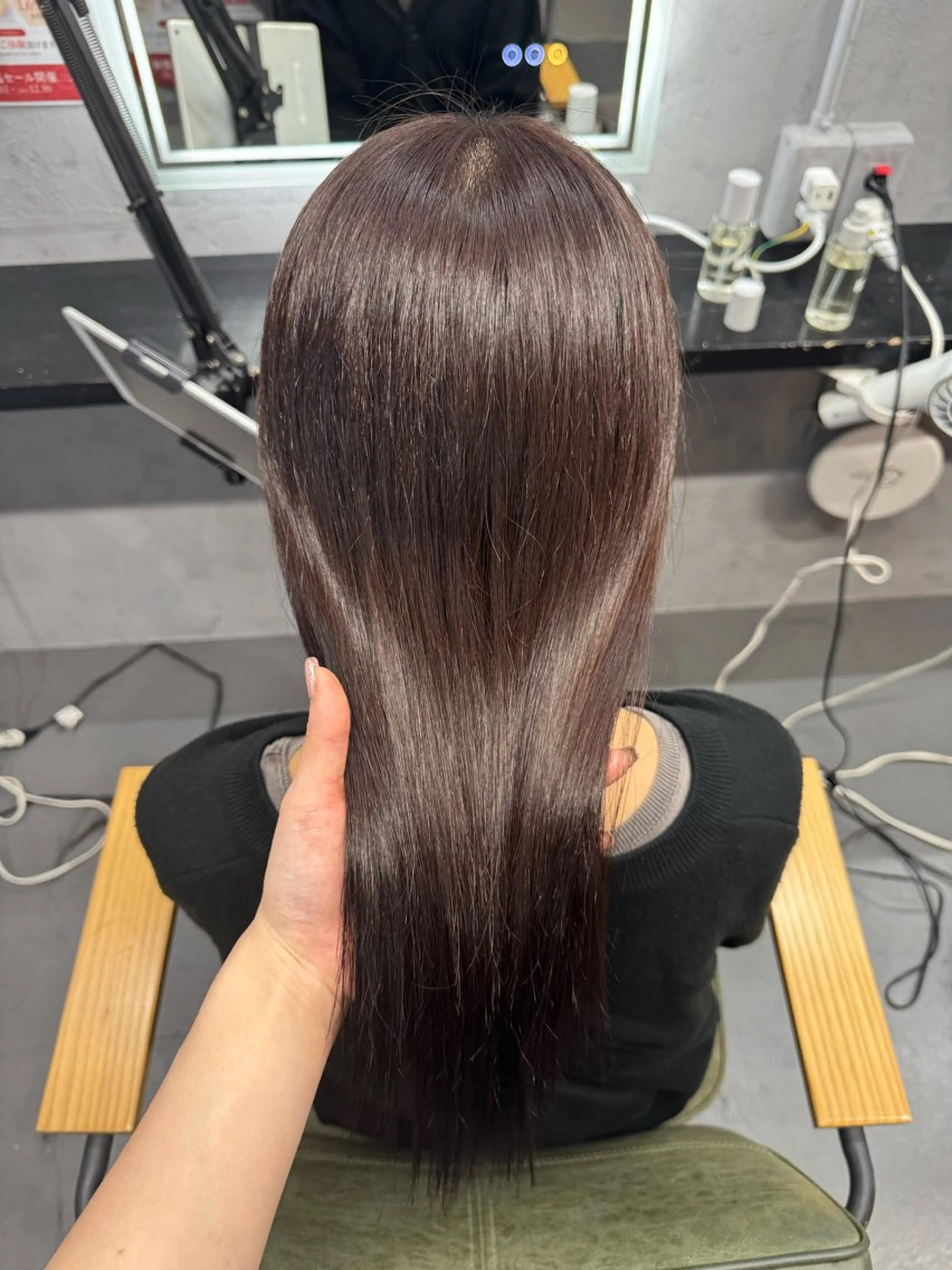 カラー ヘアカラー トリートメント 籔上 凜のヘアスタイル