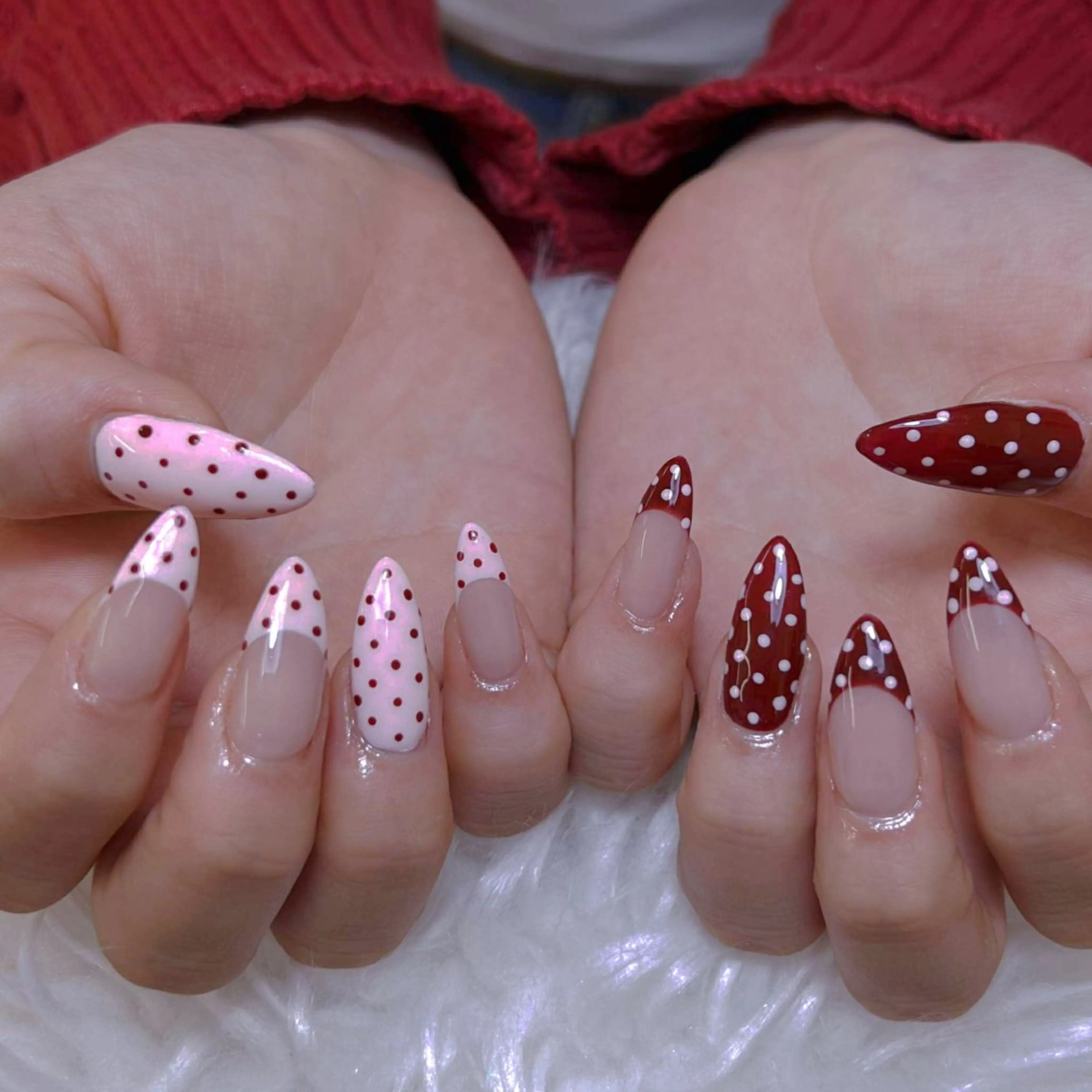 ネイル ハンドネイル ミン ゴテゴテネイルのネイルデザイン