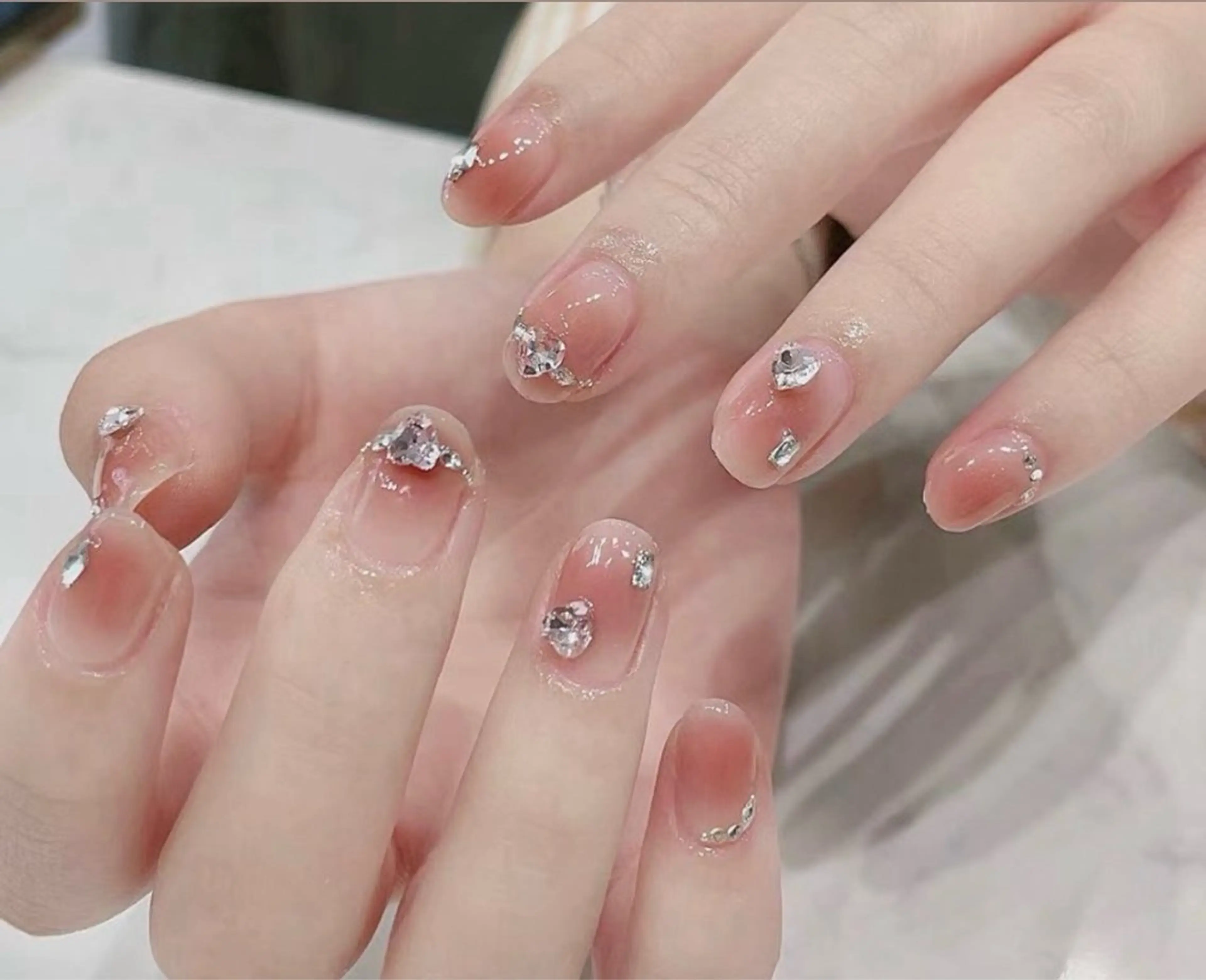 ネイル ハンドネイル Ui_Amor (パラジェル)のネイルデザイン