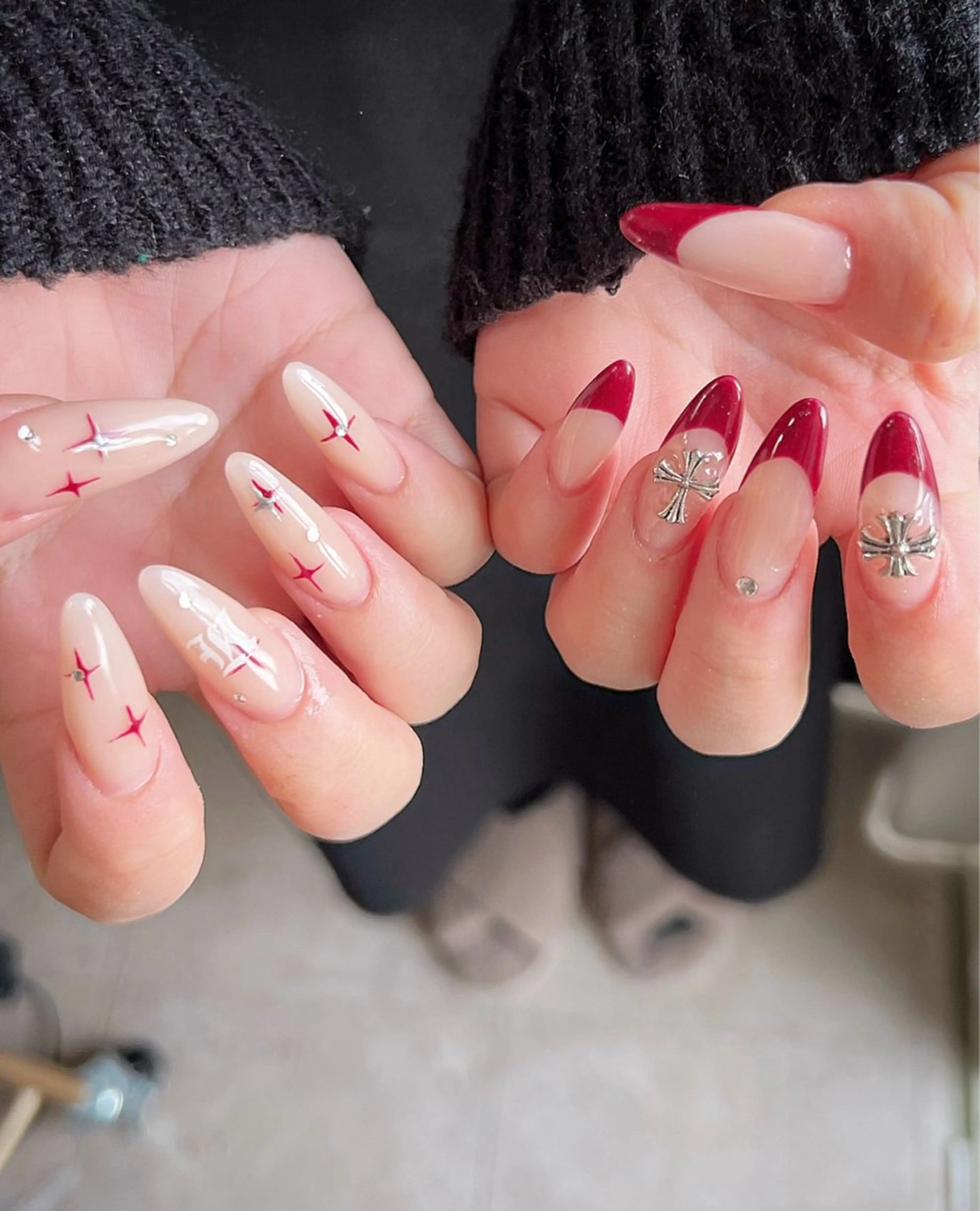 ネイル ロングネイル スカルプネイル ハンドネイル ✾ NailRoom Latina🌻💓のネイルデザイン