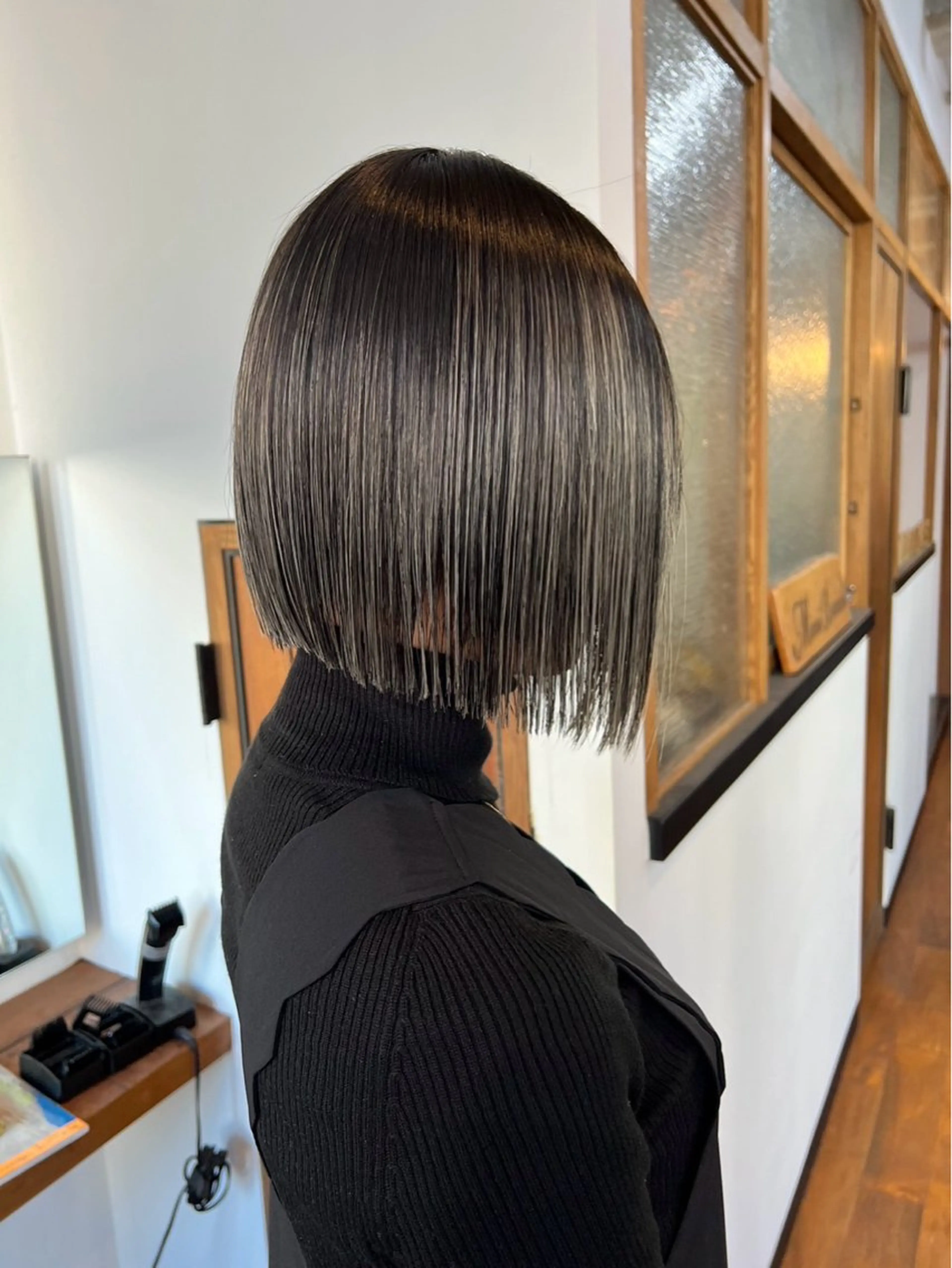 ミディアム 堀部 梨瑠のヘアスタイル