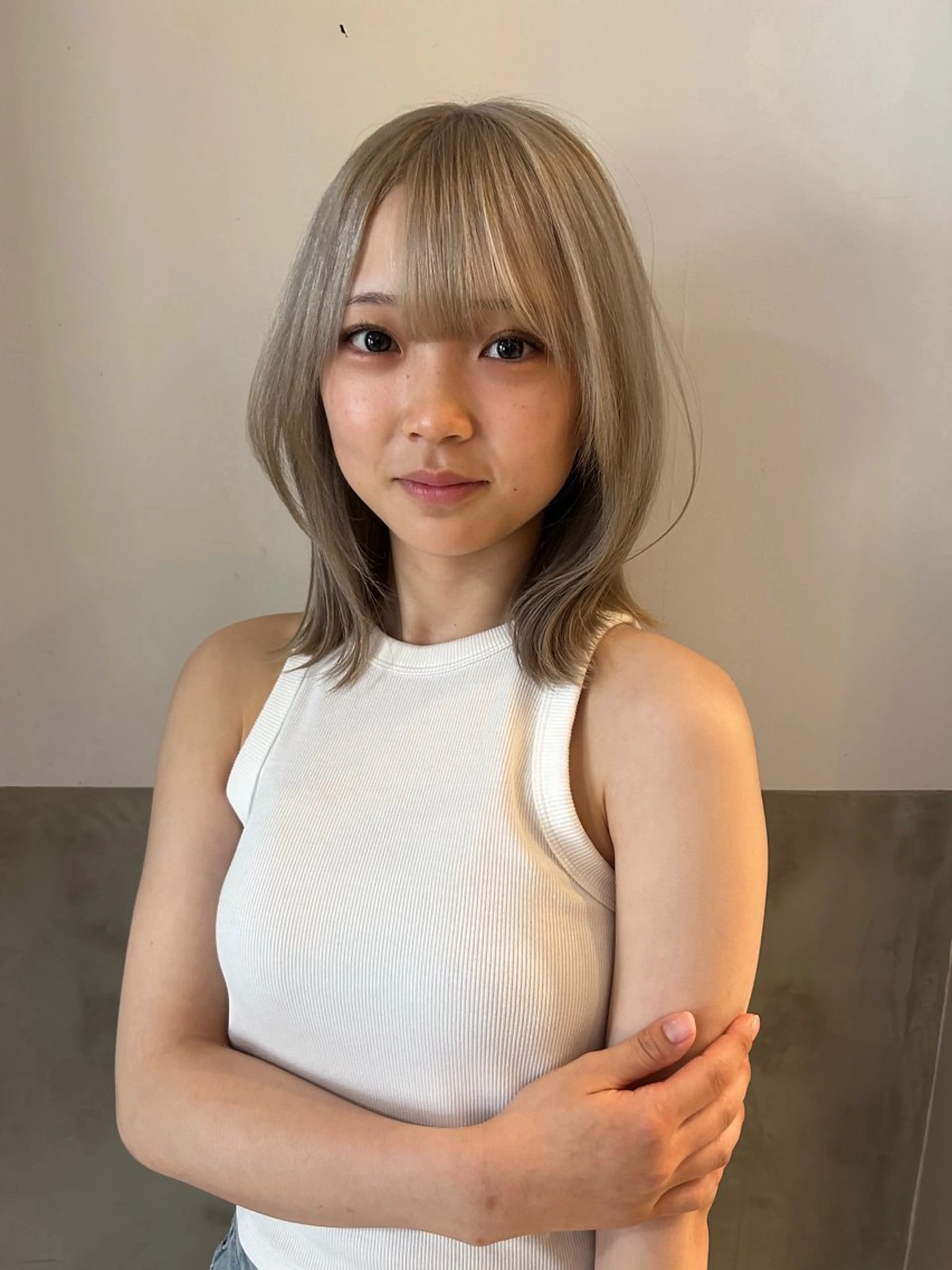 ミディアム 【 pia 】 とものヘアスタイル