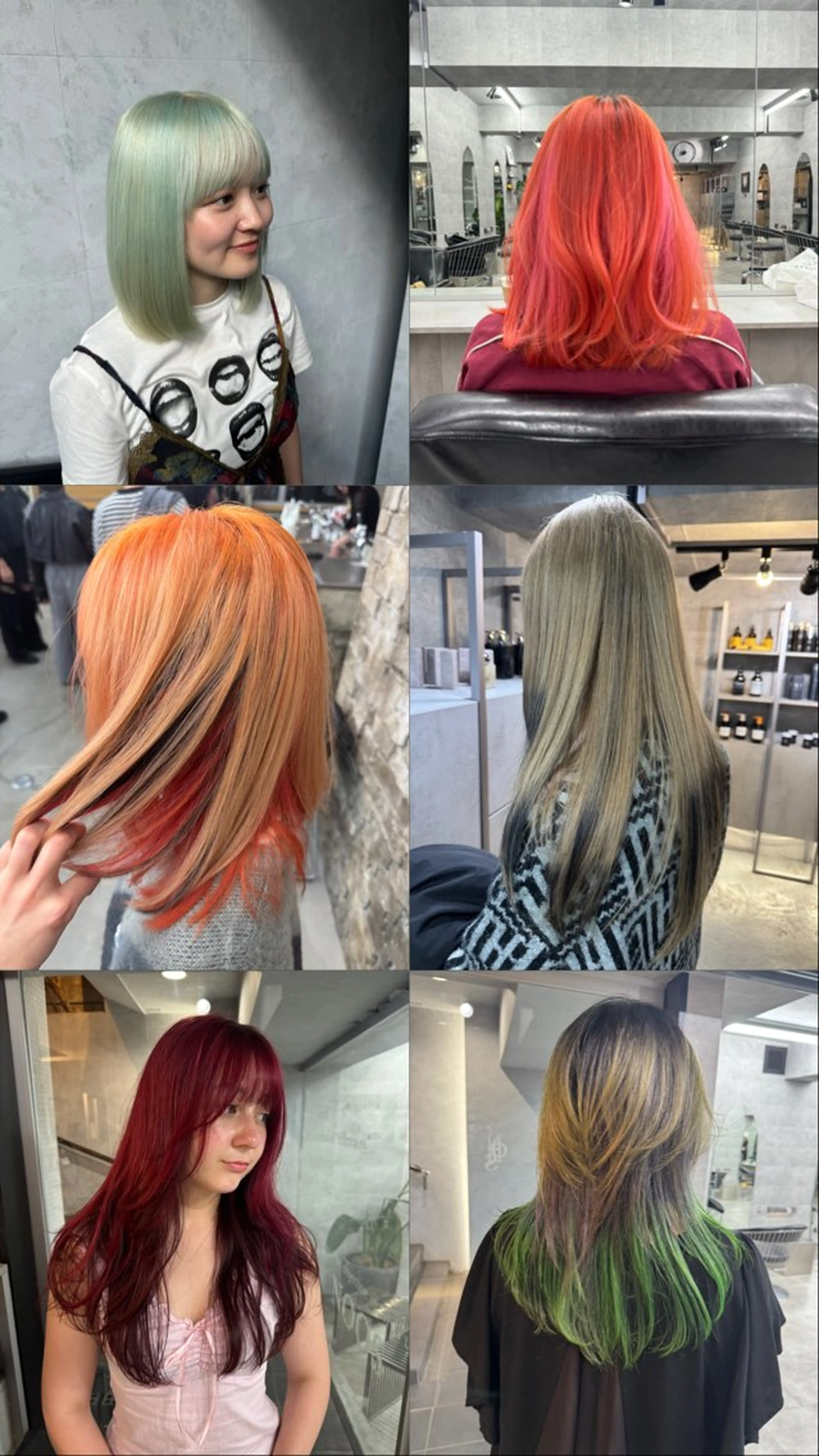 カラー あなたのお悩み改善" You"💚❤️💛のヘアスタイル