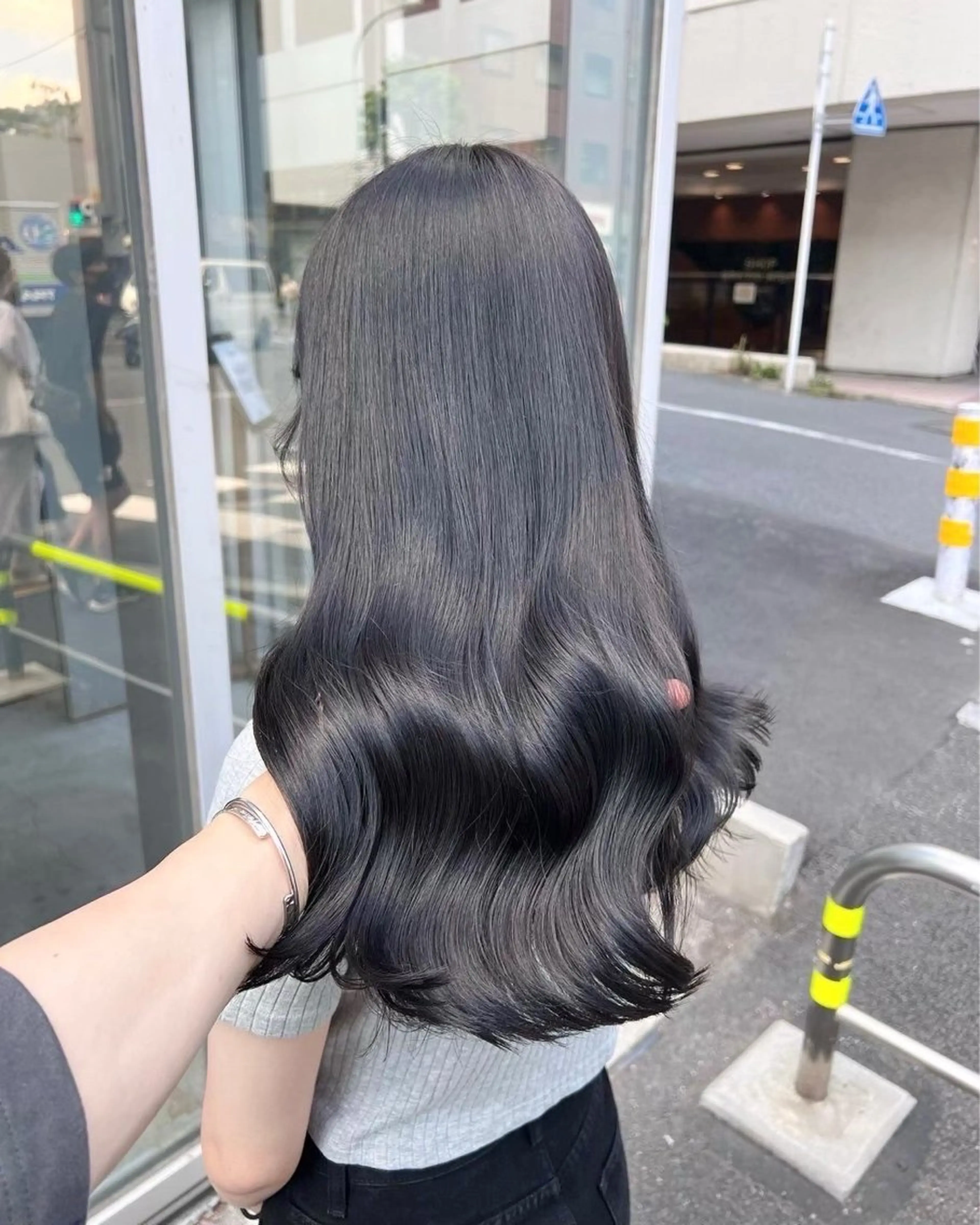 ロング カラー 透明感カラー トリートメント 🤍透明感推しカラー 🤍yui‪💞✨のヘアスタイル