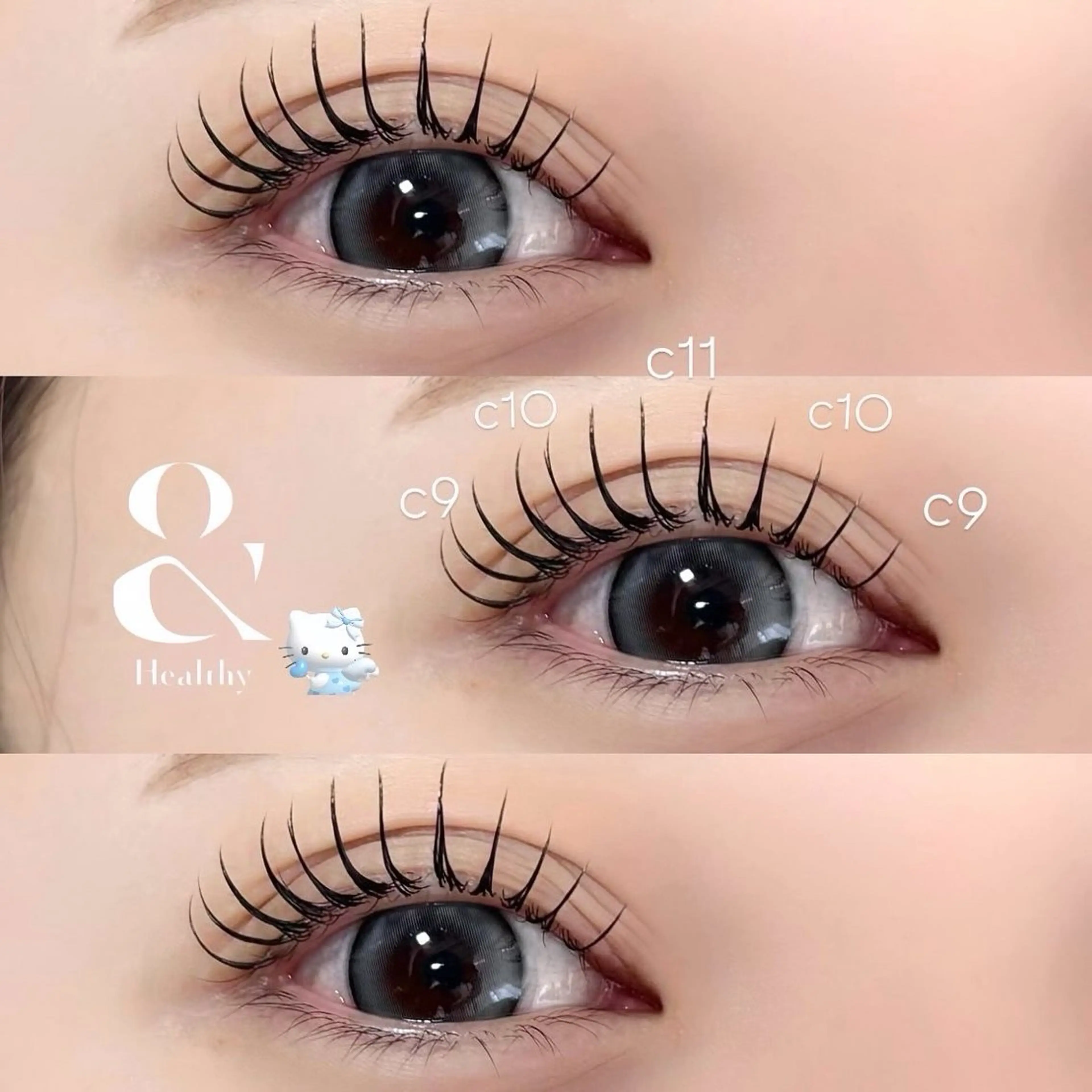 マツエク・マツパ 坂本 虹海のマツエク・マツパデザイン