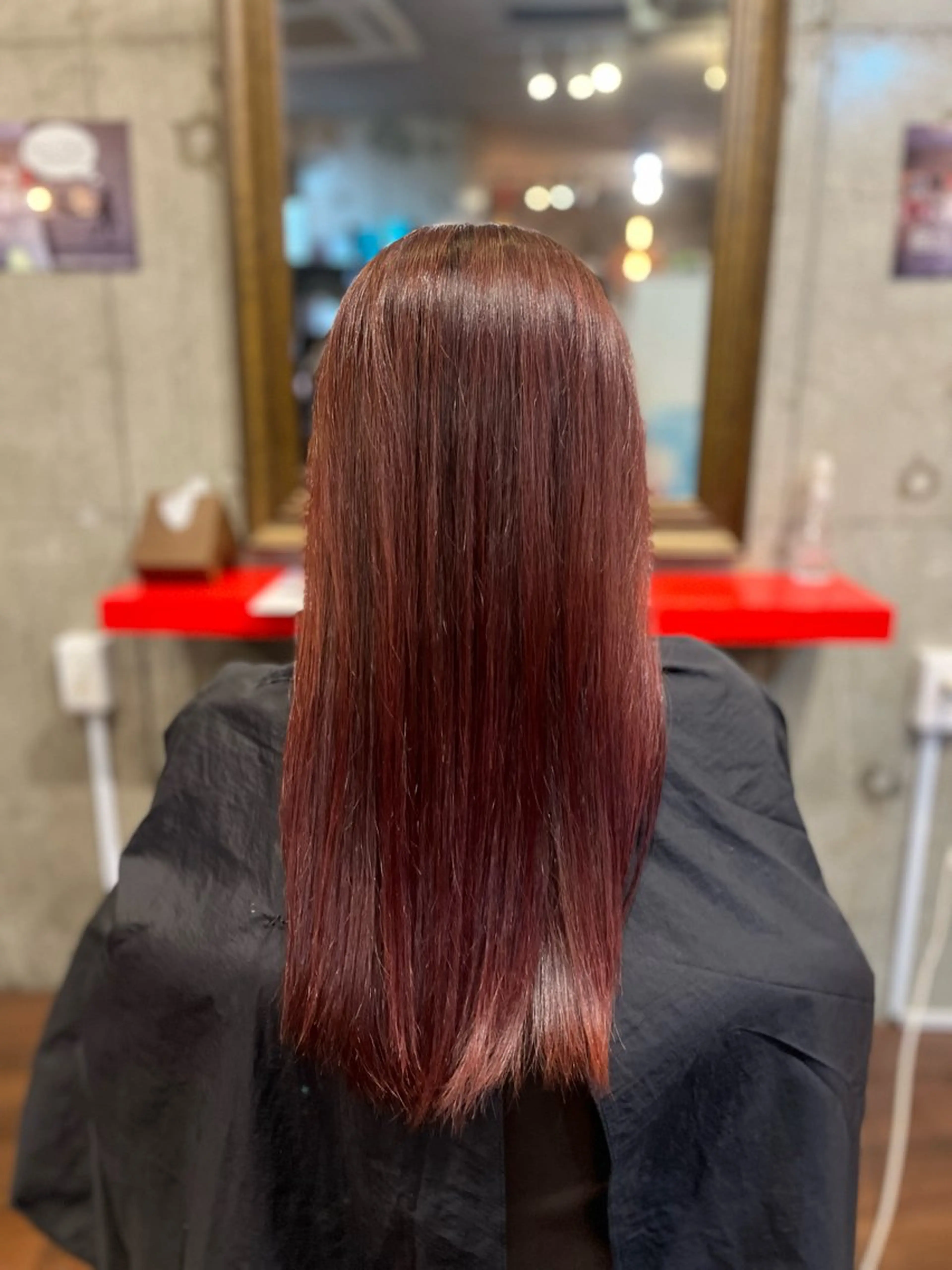 ロング カラー ピンクカラー ヘアカラー 1+unplus所属・高杉 愛のヘアスタイル