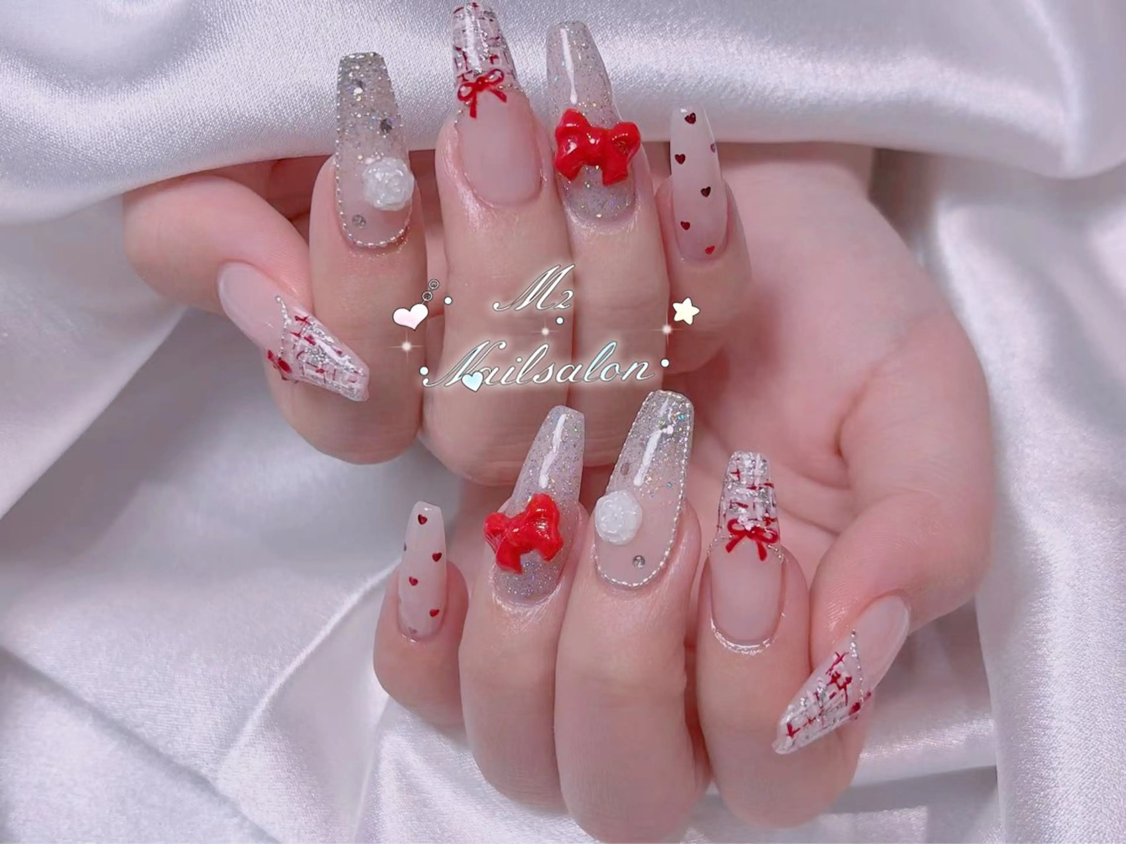 ネイル 長さだし専門店 M2　rikaのネイルデザイン