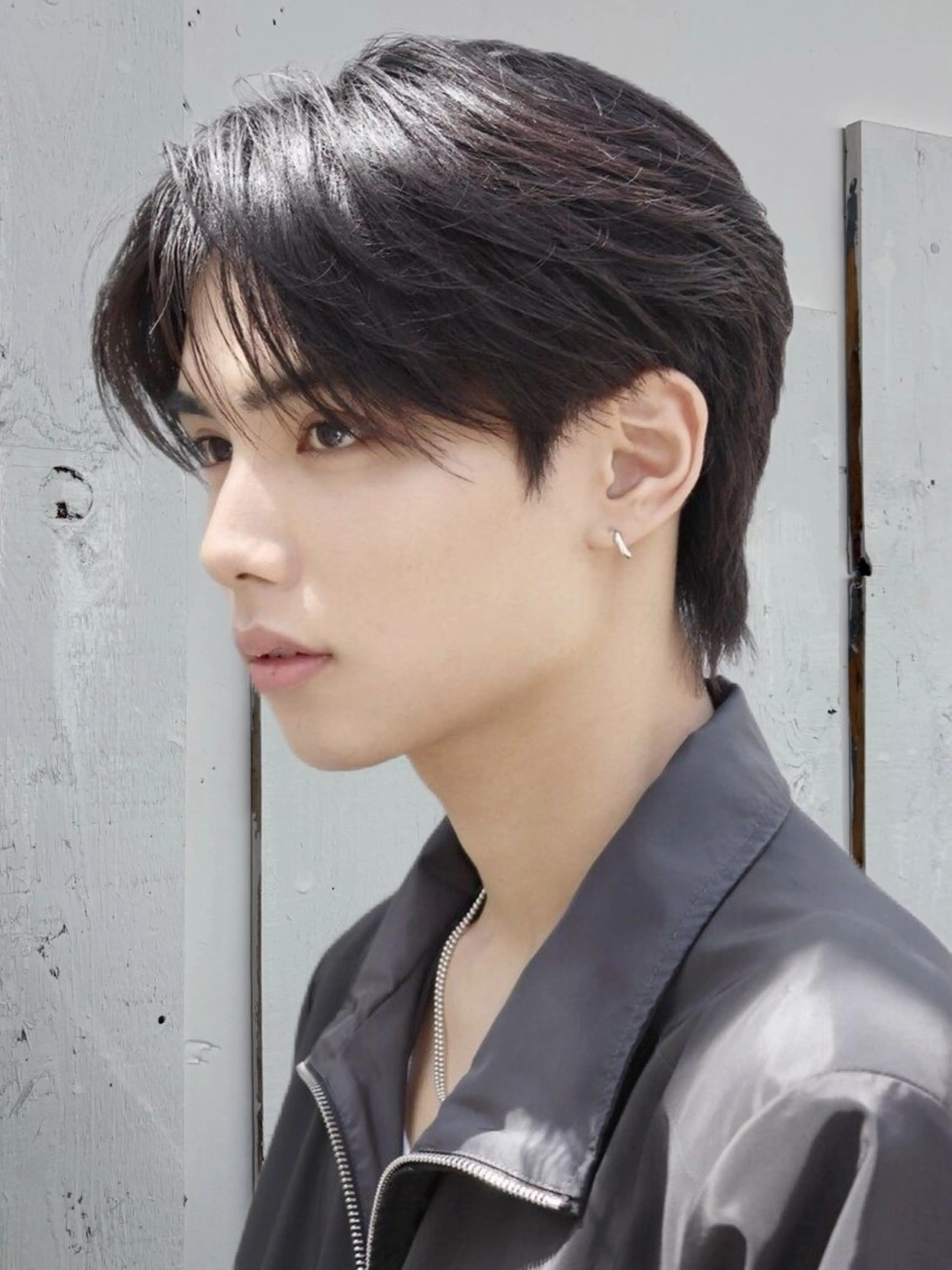 メンズ👦🏻💙 【初回スタイル限定】センターパートの写真