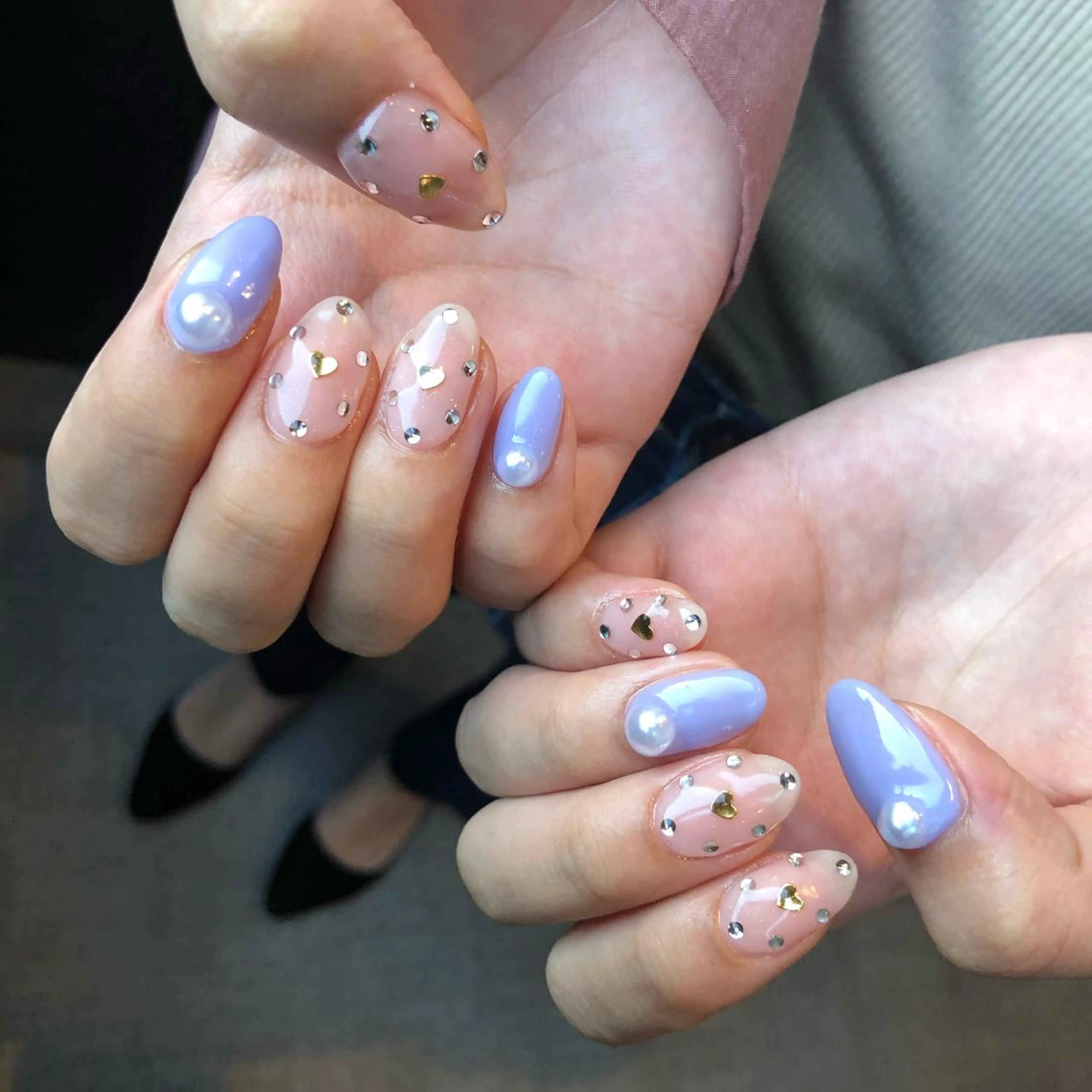 ロング カラー ヘアアレンジ キッズ ネイル マツエク・マツパ 福田 加奈のネイルデザイン