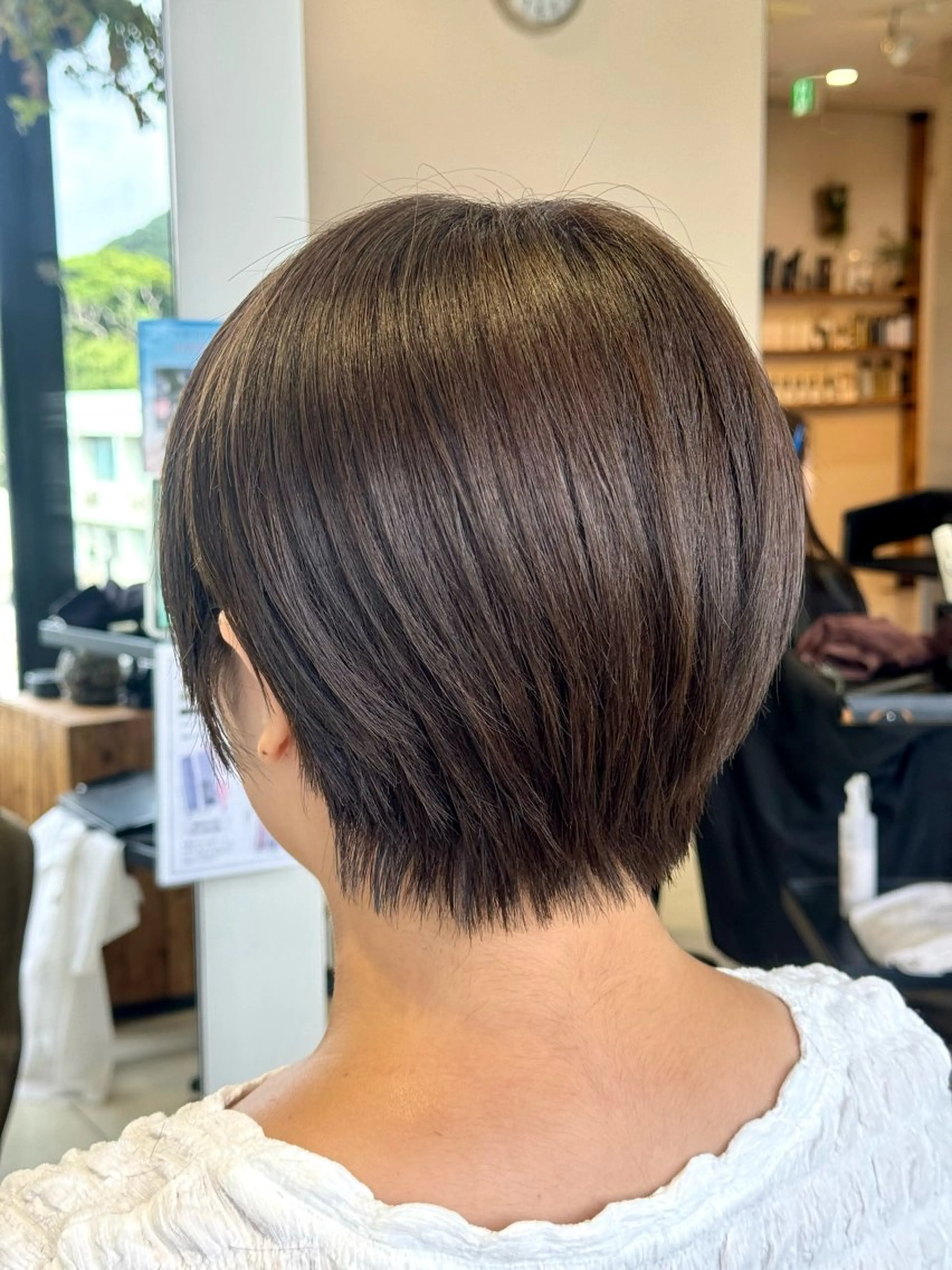 ショート カラー ショートヘア レイヤーカット/艶髪 /髪質改善/のマツエク・マツパデザイン