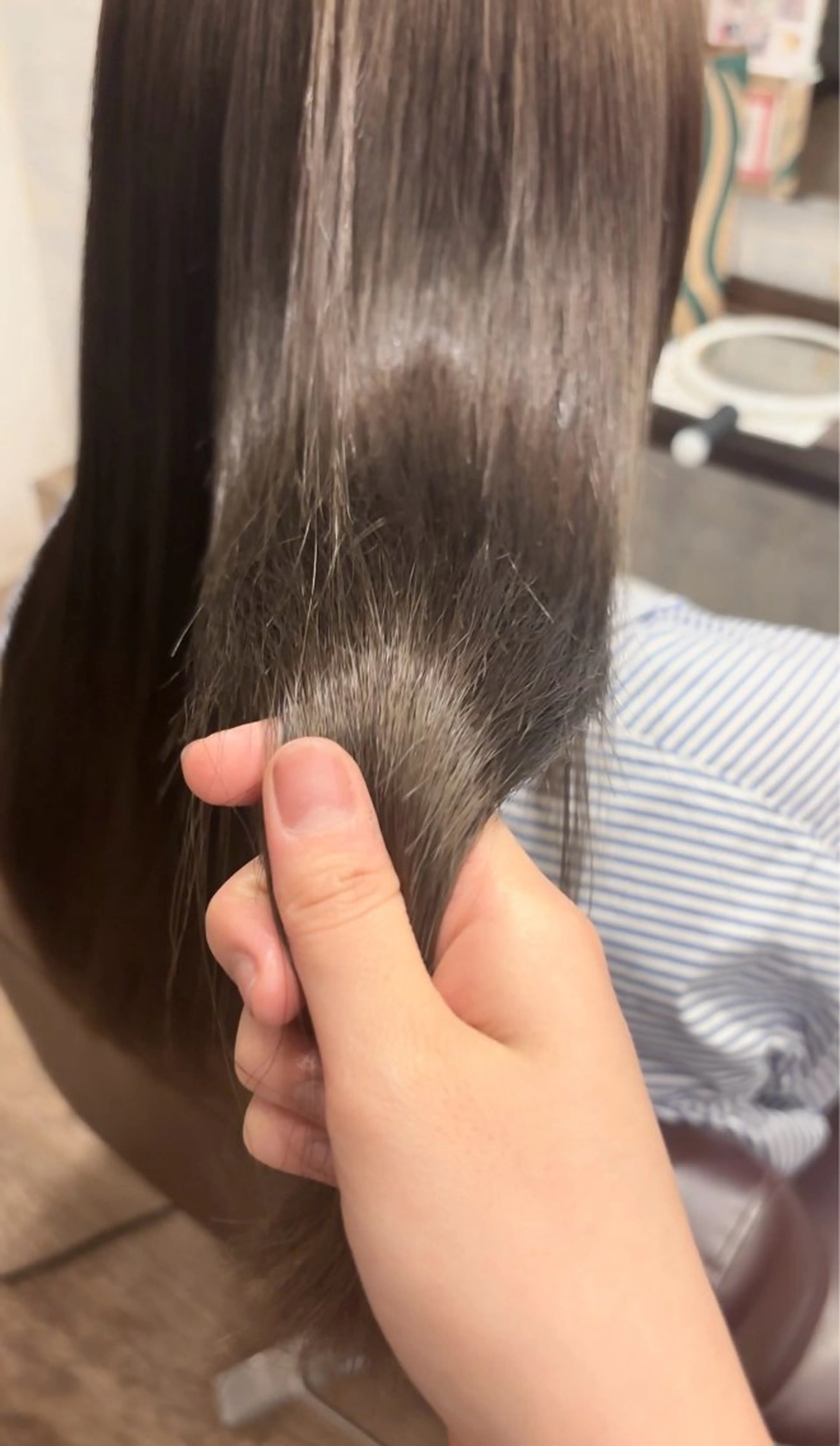 ロング 縮毛矯正 縮毛矯正 ドレスヘアー(dress hair)所属・のづみ あかりのヘアスタイル