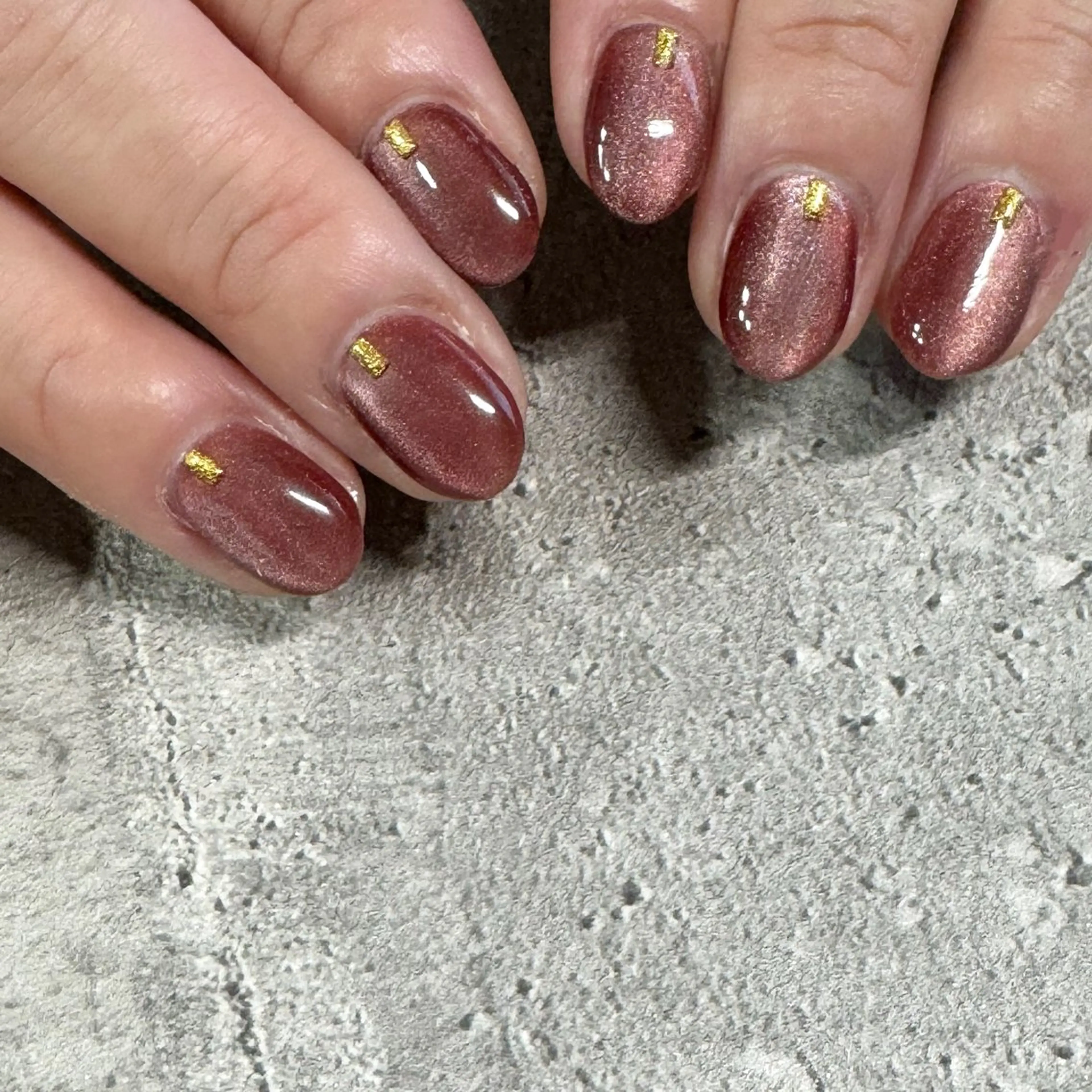 ネイル ジェルネイル シンプルネイル 東 千夏のネイルデザイン