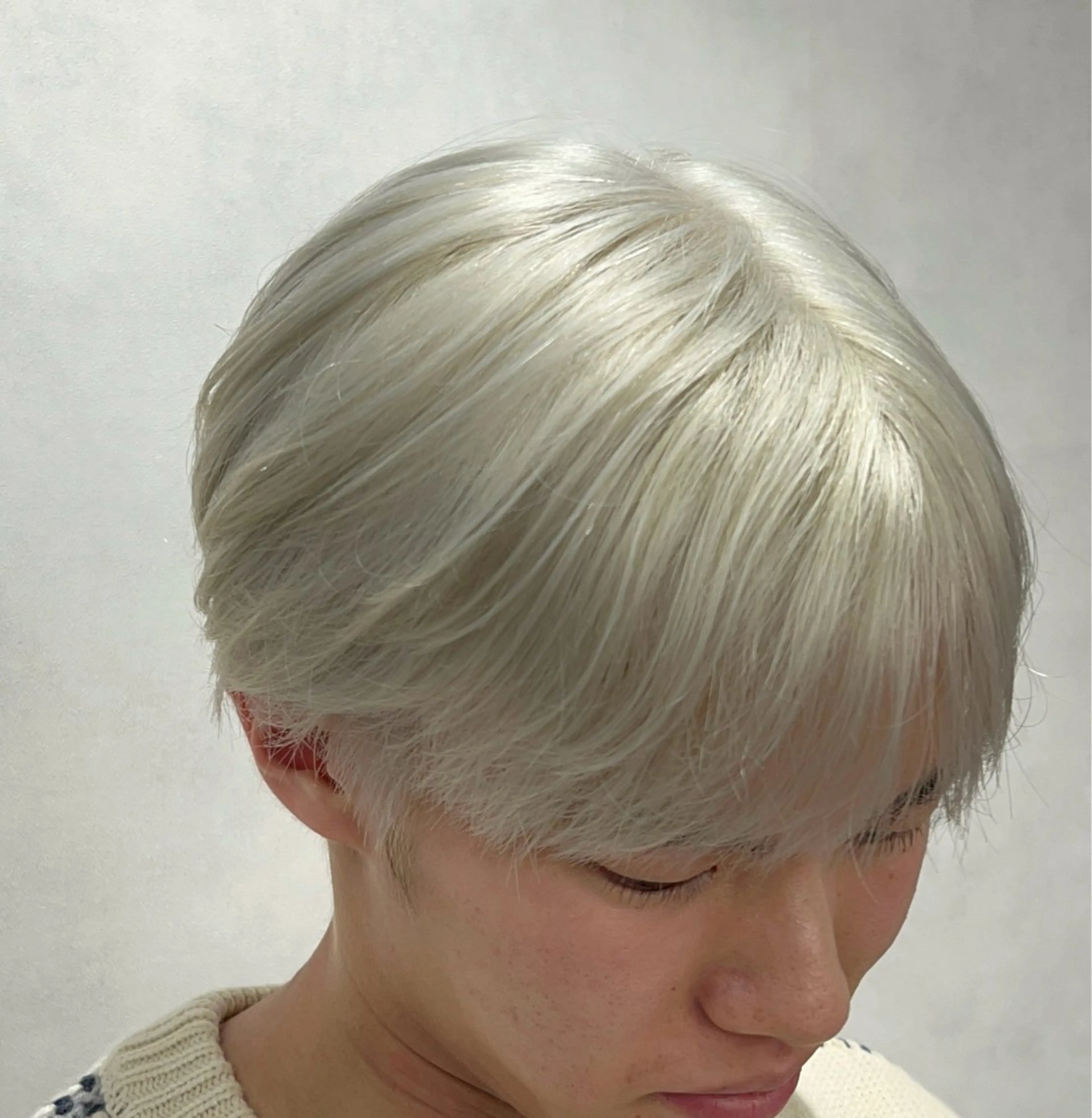 メンズ メンズブリーチ ルーズシャドウ/ 波巻き💠大塩威吹のヘアスタイル