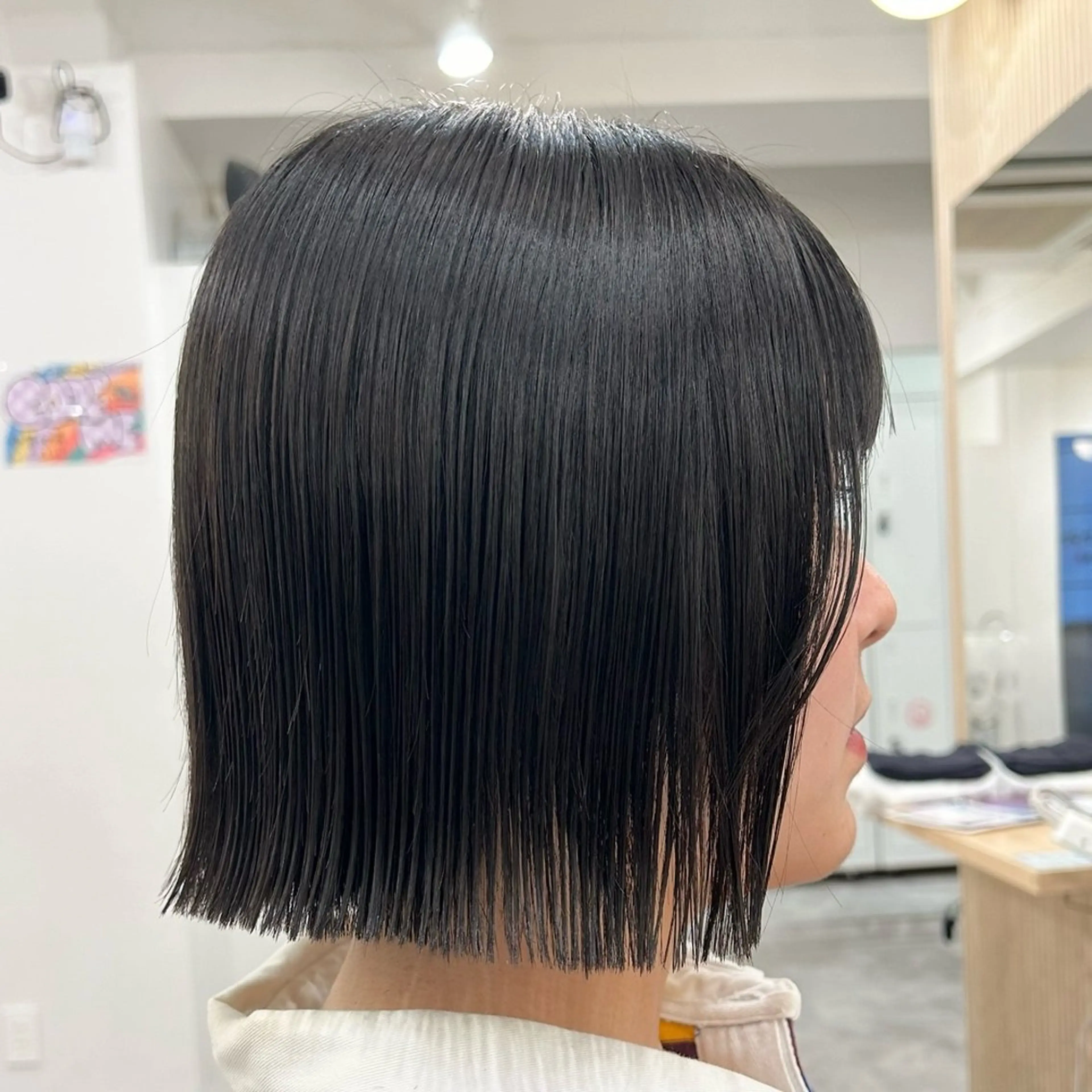 ショート 切りっぱなしボブ ボブ 顔まわりカット/ボブ /🧁とーこ🧁のヘアスタイル