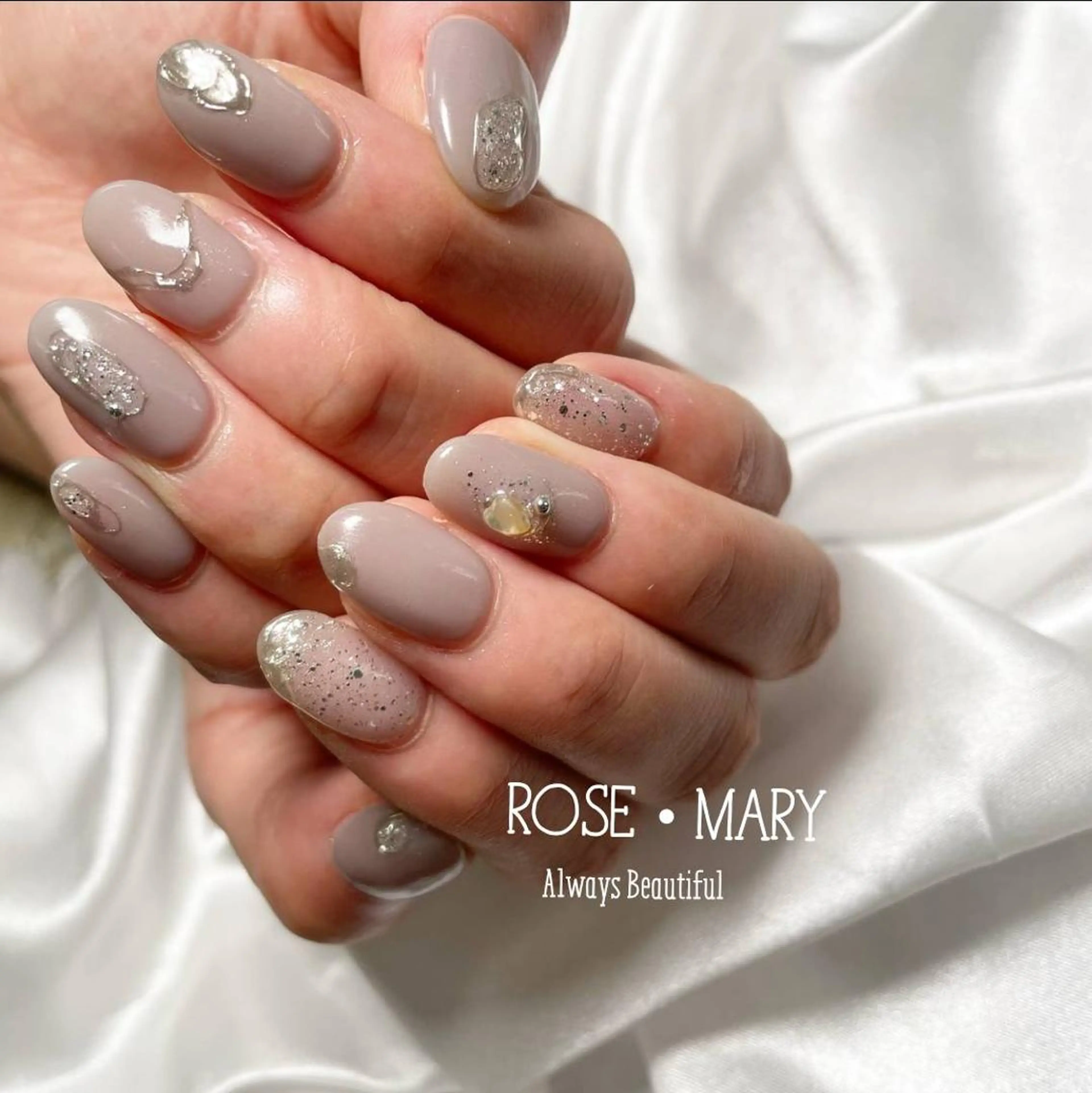 ネイル ハンドネイル ROSE・ MARY 鈴木のネイルデザイン