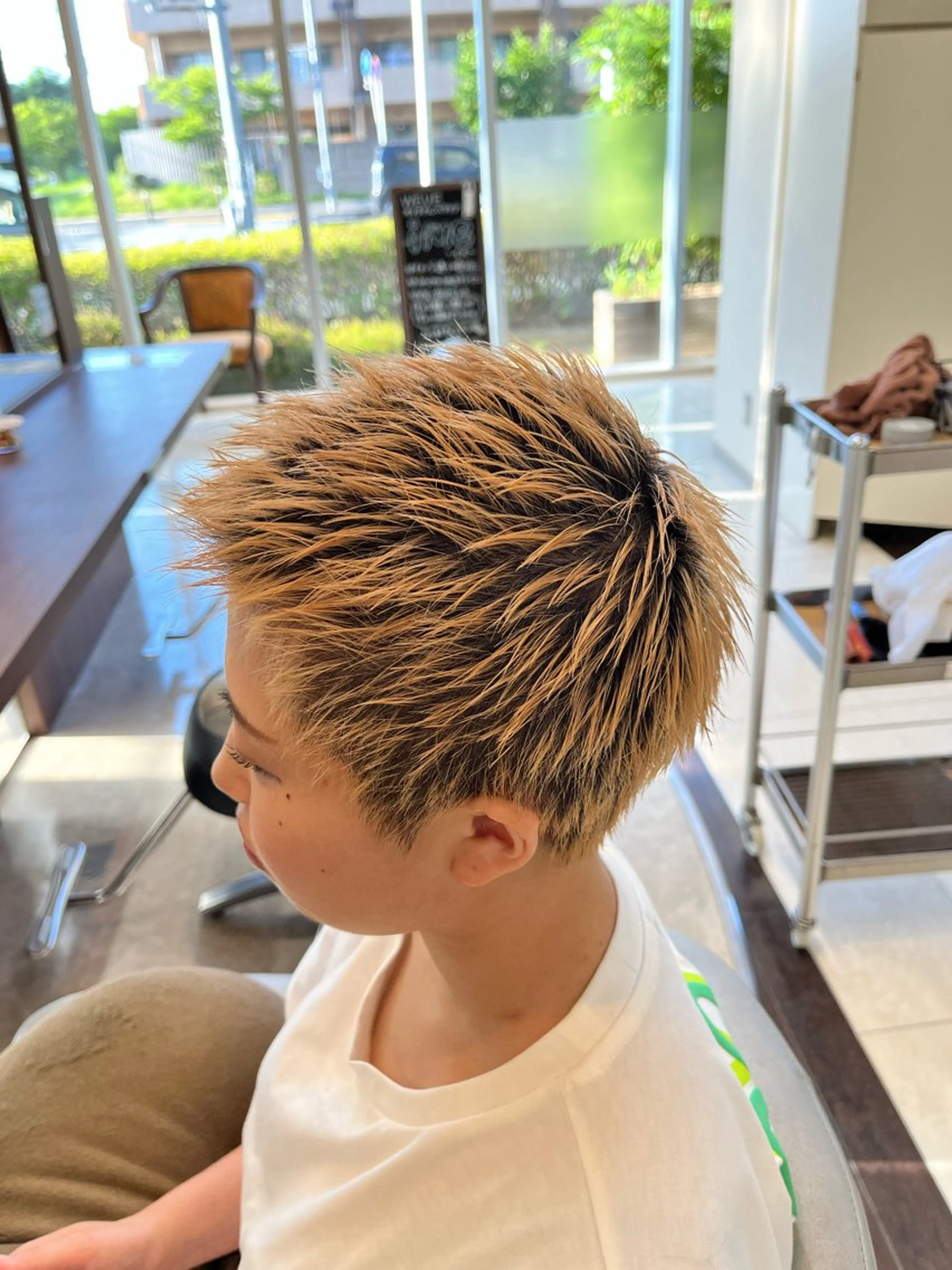 ショート カラー メンズ ショートヘア AROH  men's cut&men's perm 船橋店所属・🧊メンズ特化🧊 高木航希のヘアスタイル