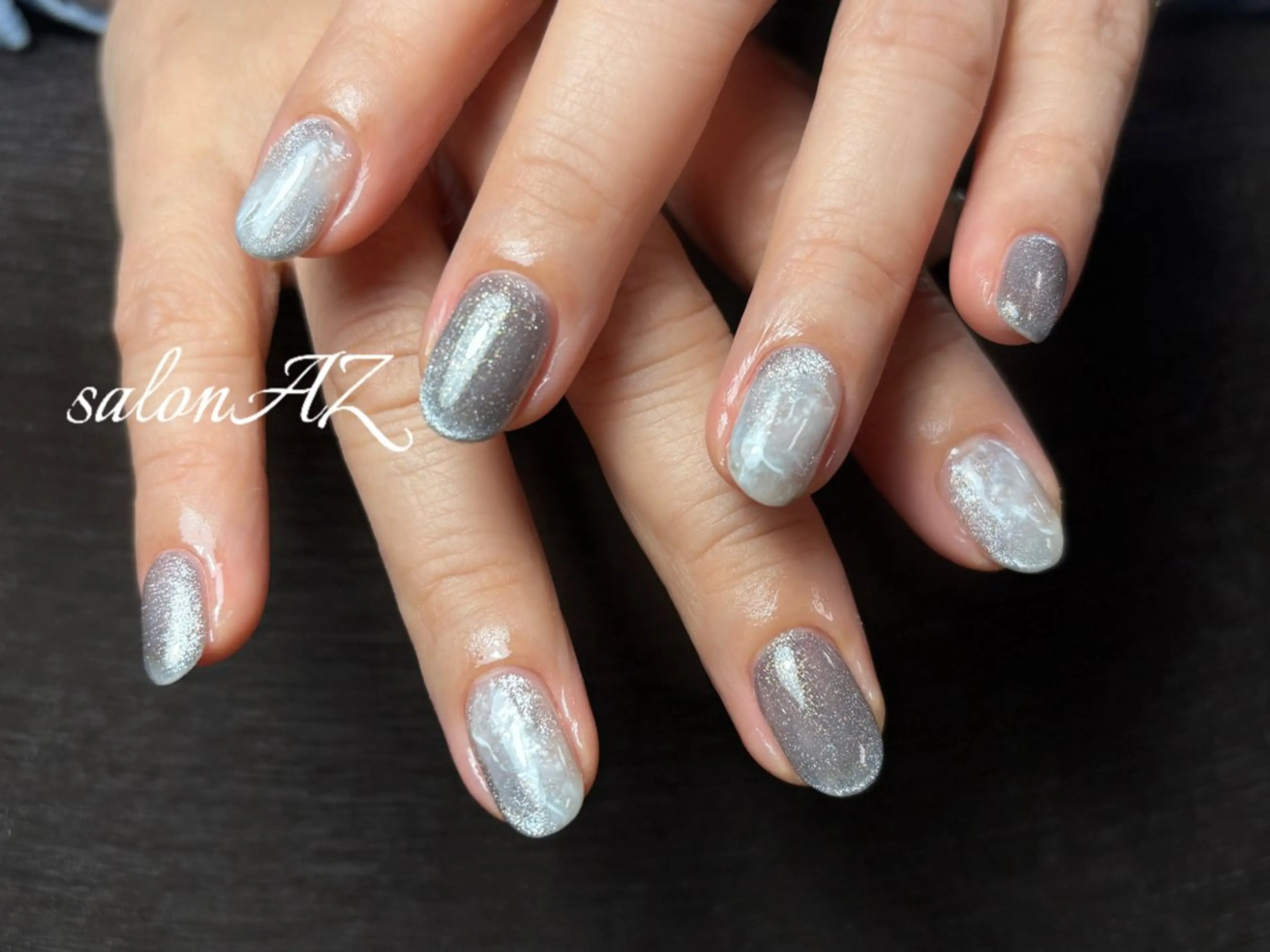 ネイル アートネイル 長さ出し フットネイル フレンチネイル ジェルネイル ハンドネイル salon AZのネイルデザイン