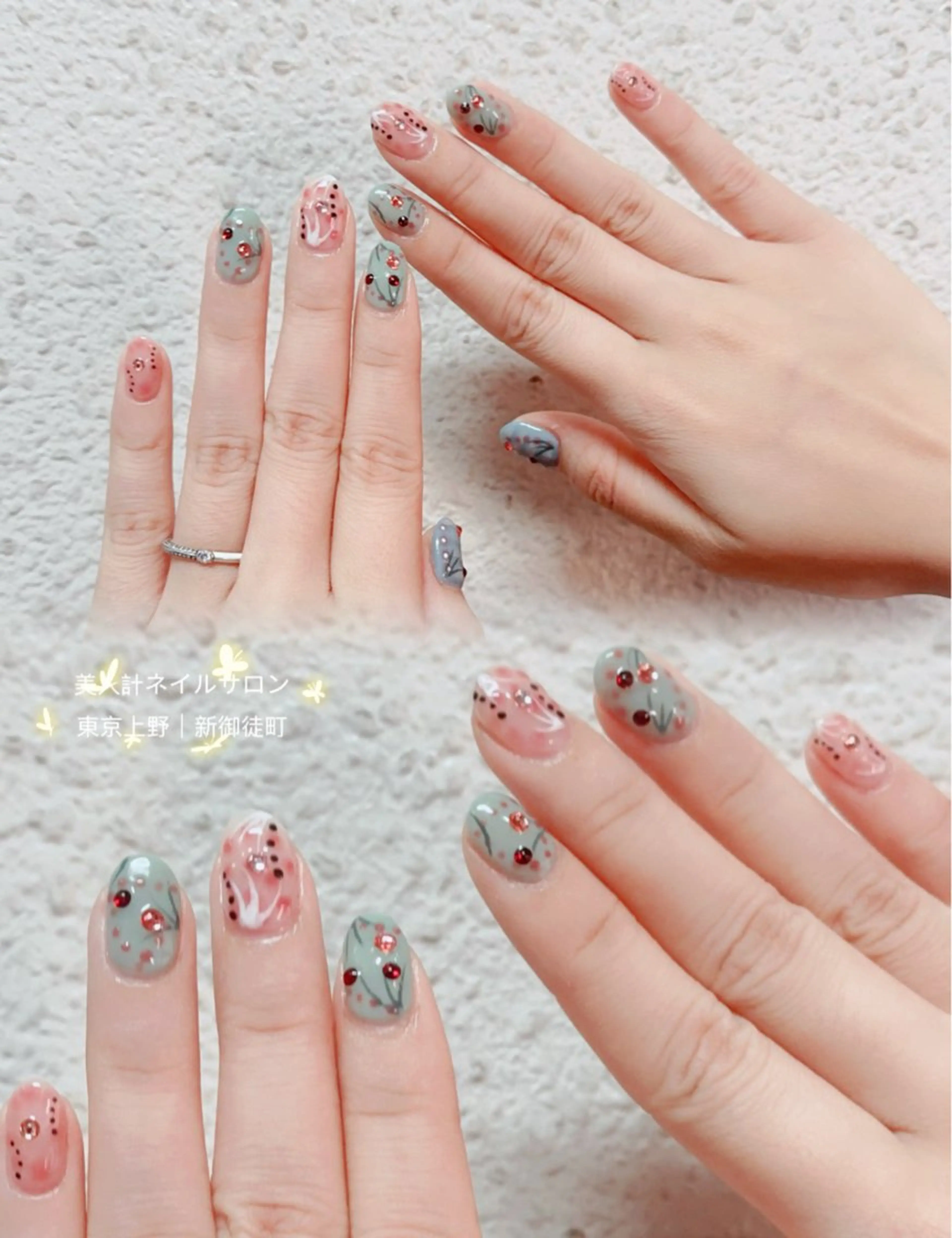 ネイル 持ち込み ハンドネイル 美人計ネイルサロン所属・中山 美月のネイルデザイン