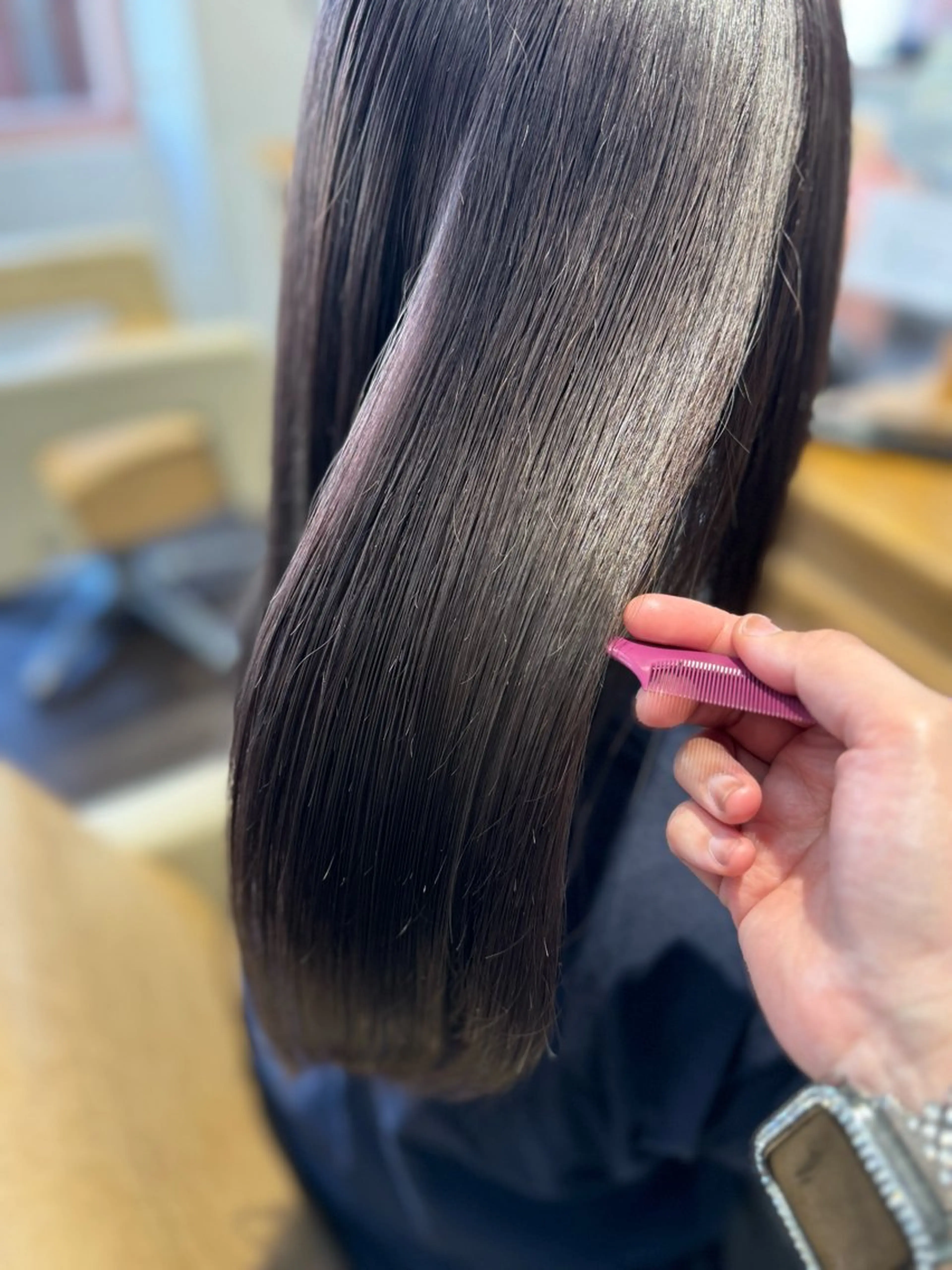 ロング 鎌田 美紗希のヘアスタイル