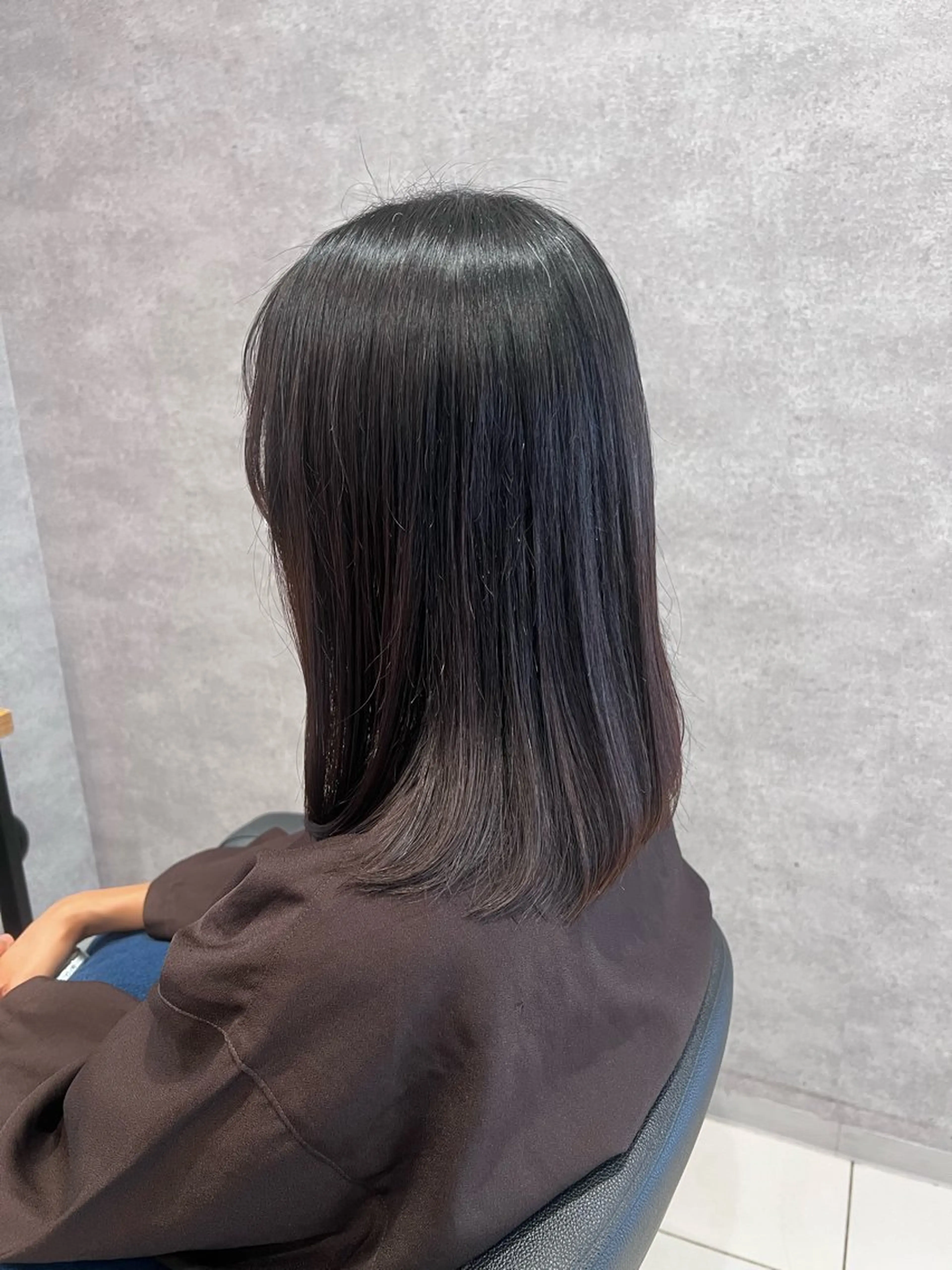 ミディアム 縮毛矯正 🍑とたに ももか🍑のヘアスタイル