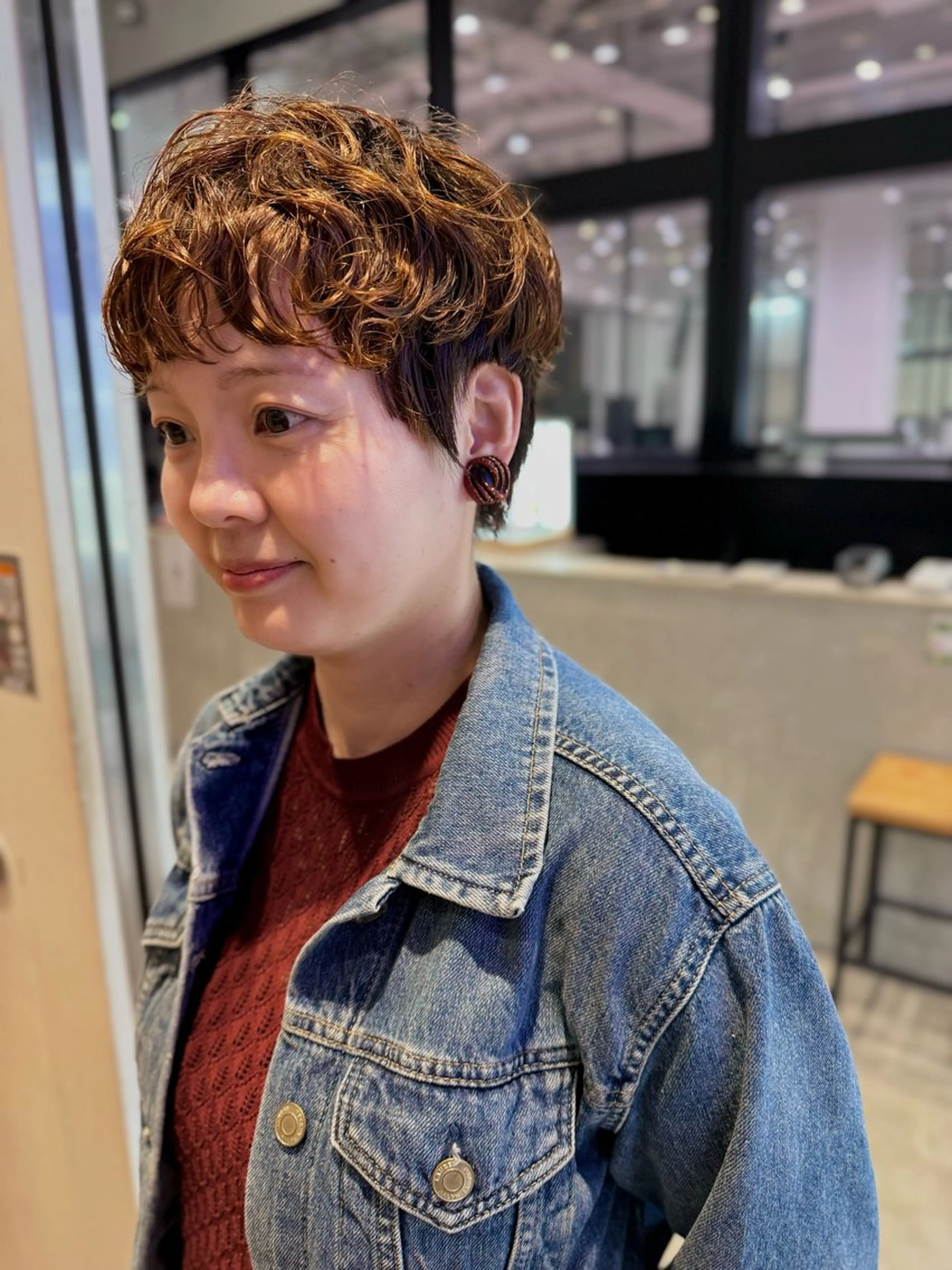 ショート パーマ album銀座店所属・似合わせパーマ 癖毛カットのヘアスタイル